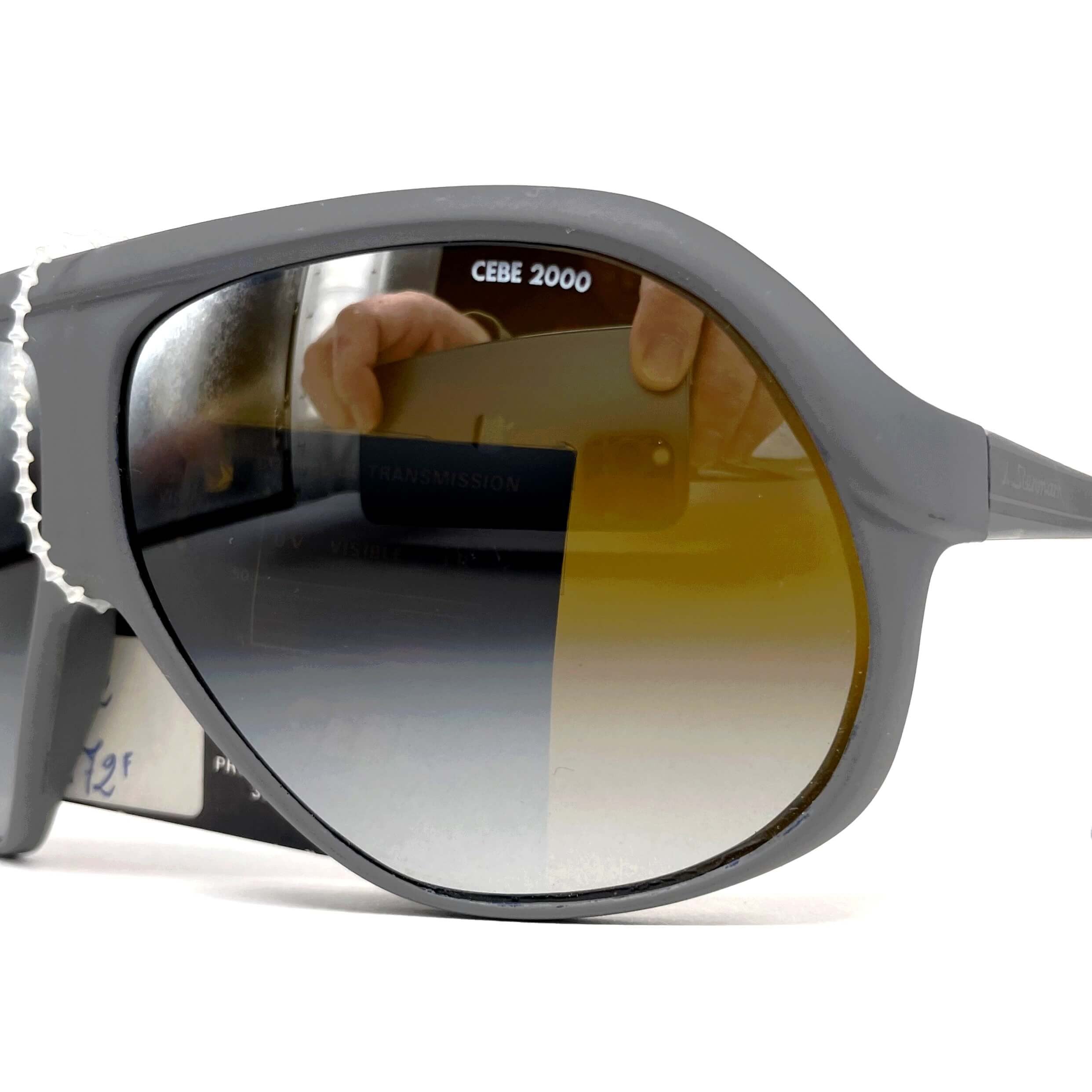 Vintage CEBE 1902 J.Stenmark Sport mirrored grey matte sunglasses