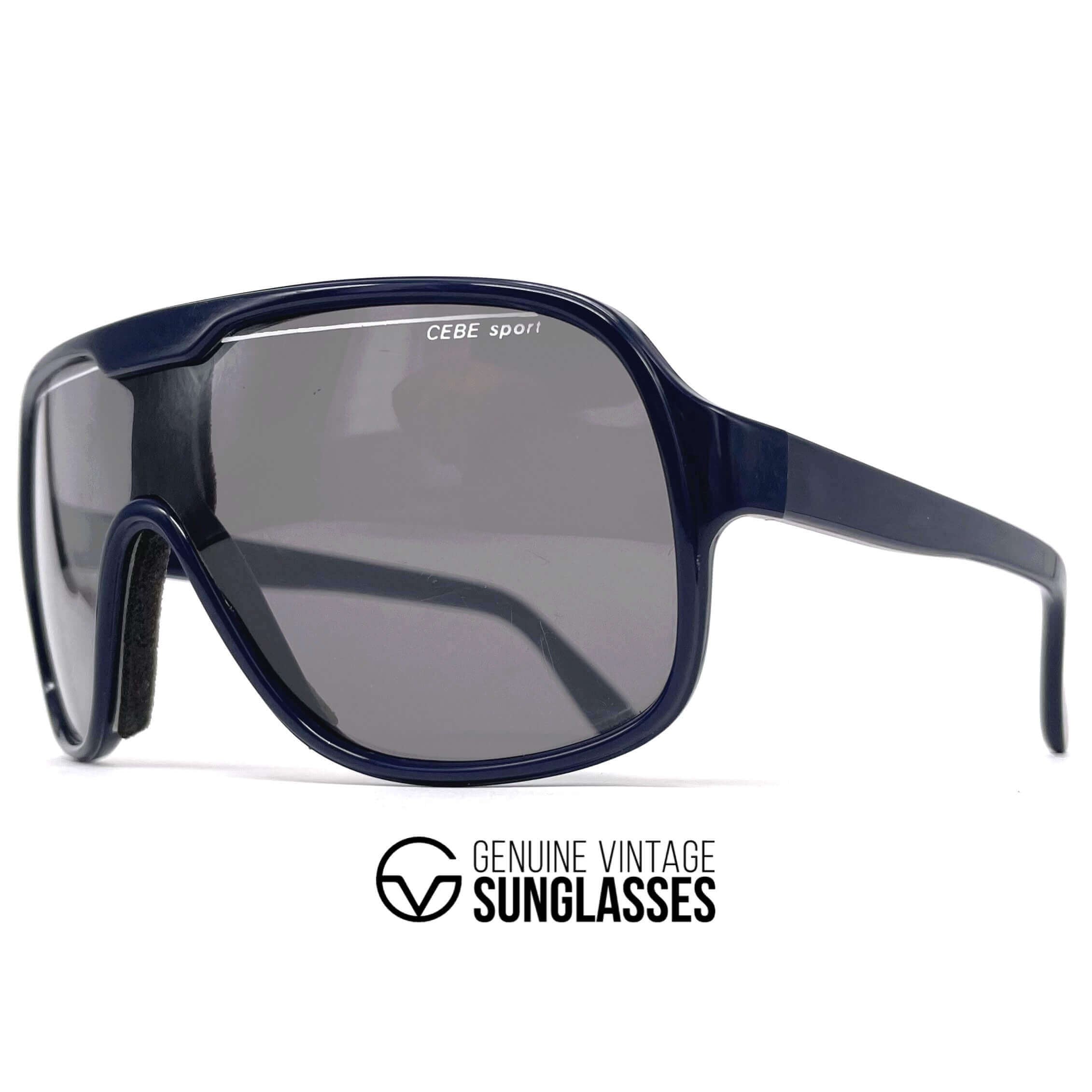 Vintage CEBE 1903 blue sports sunglasses
