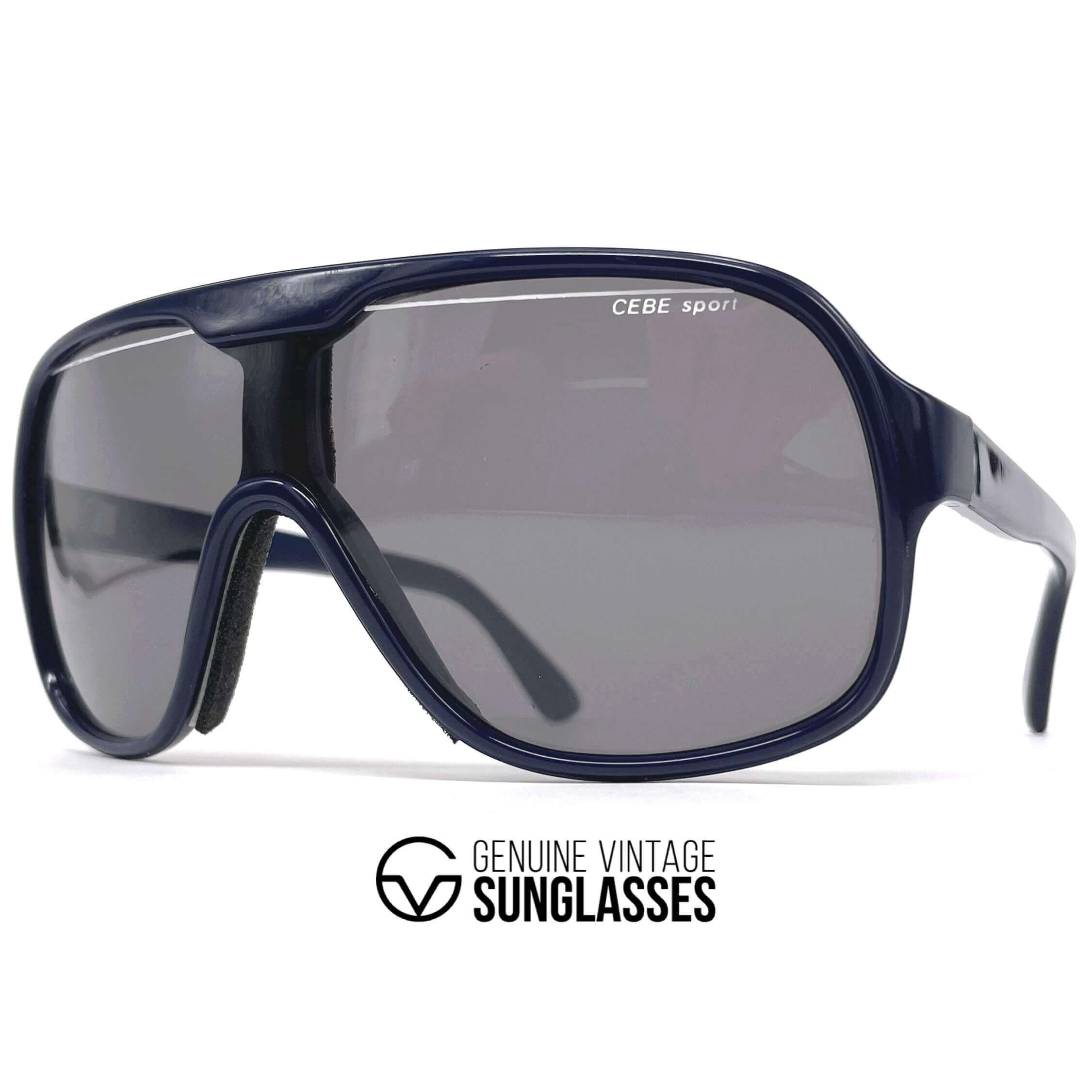 Vintage CEBE 1903 blue sports sunglasses