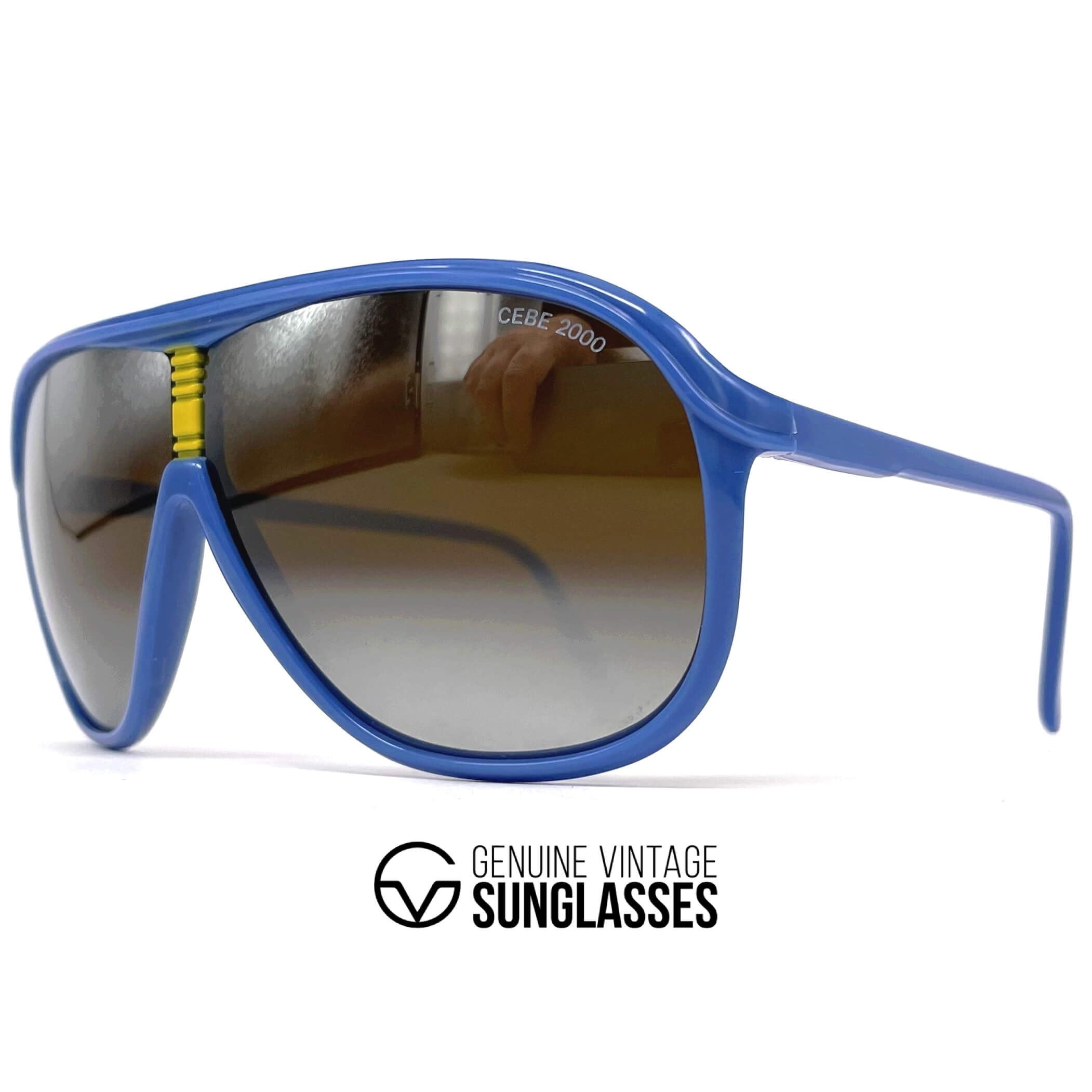 Vintage CEBE 1904 mirrored sports sunglasses