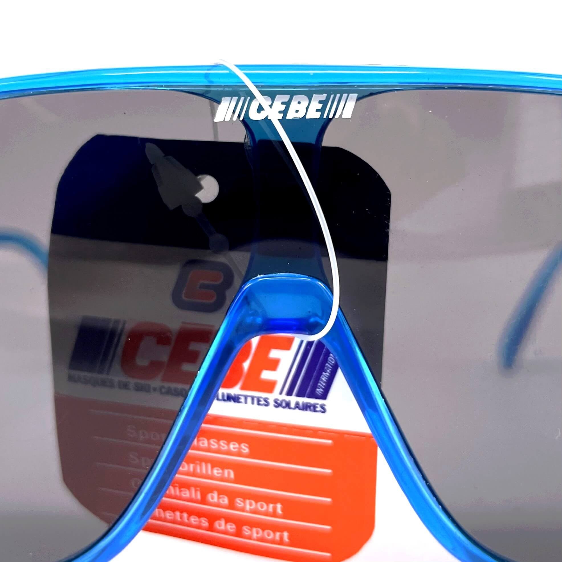 Vintage CEBE 1907 blue shield sports sunglasses