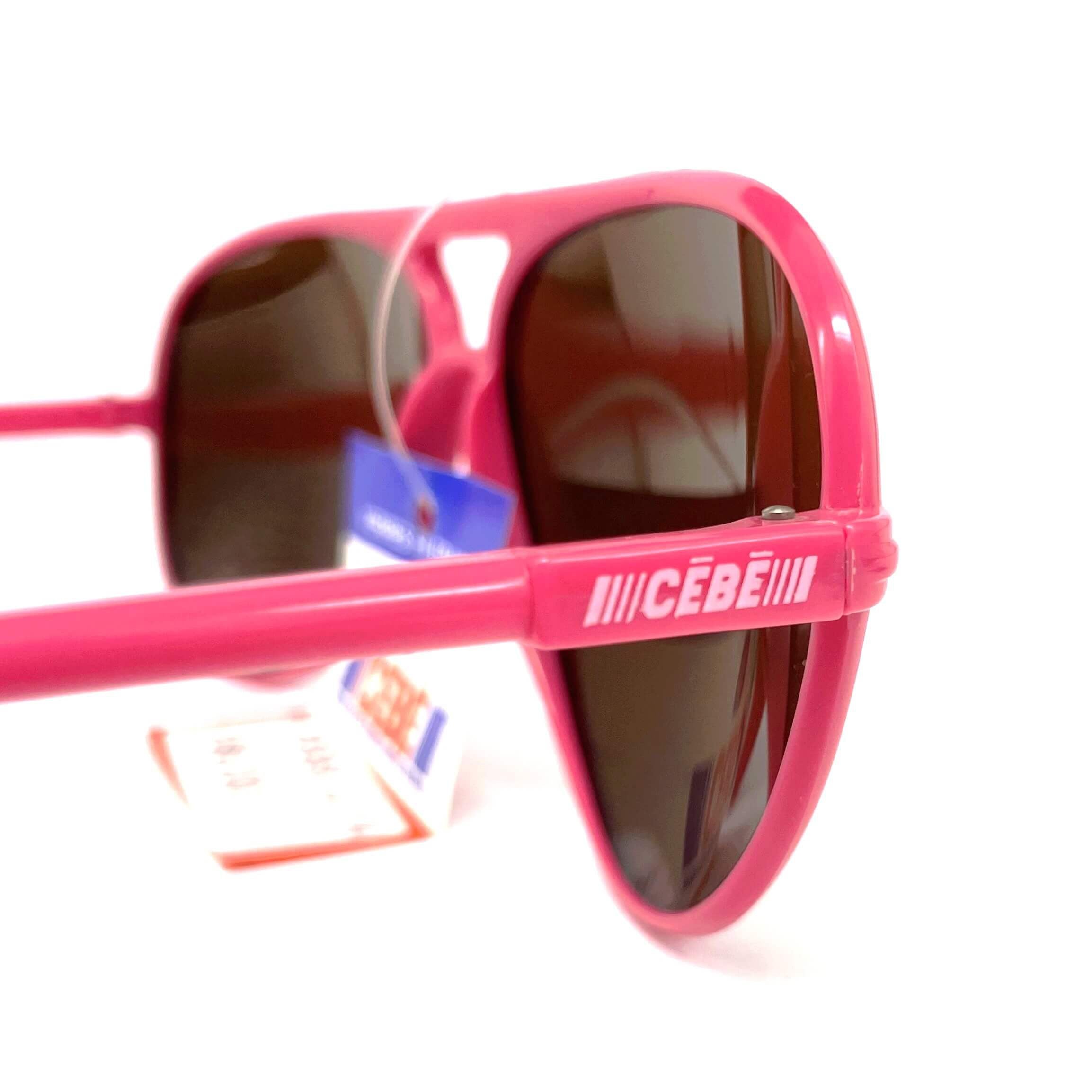 Vintage CEBE 1938 red full mirrored aviator sunglasses