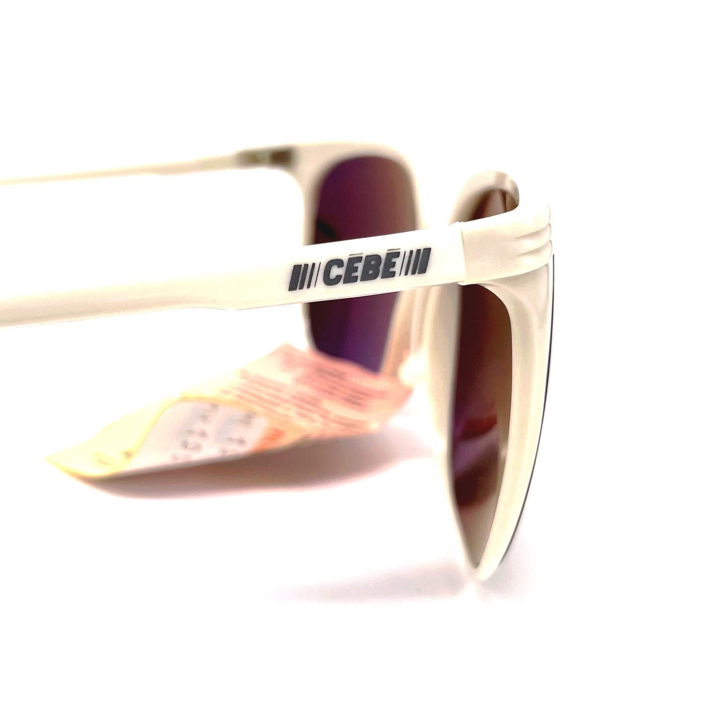 Vintage CEBE 1943 Spectral old white mirrored designer sunglasses