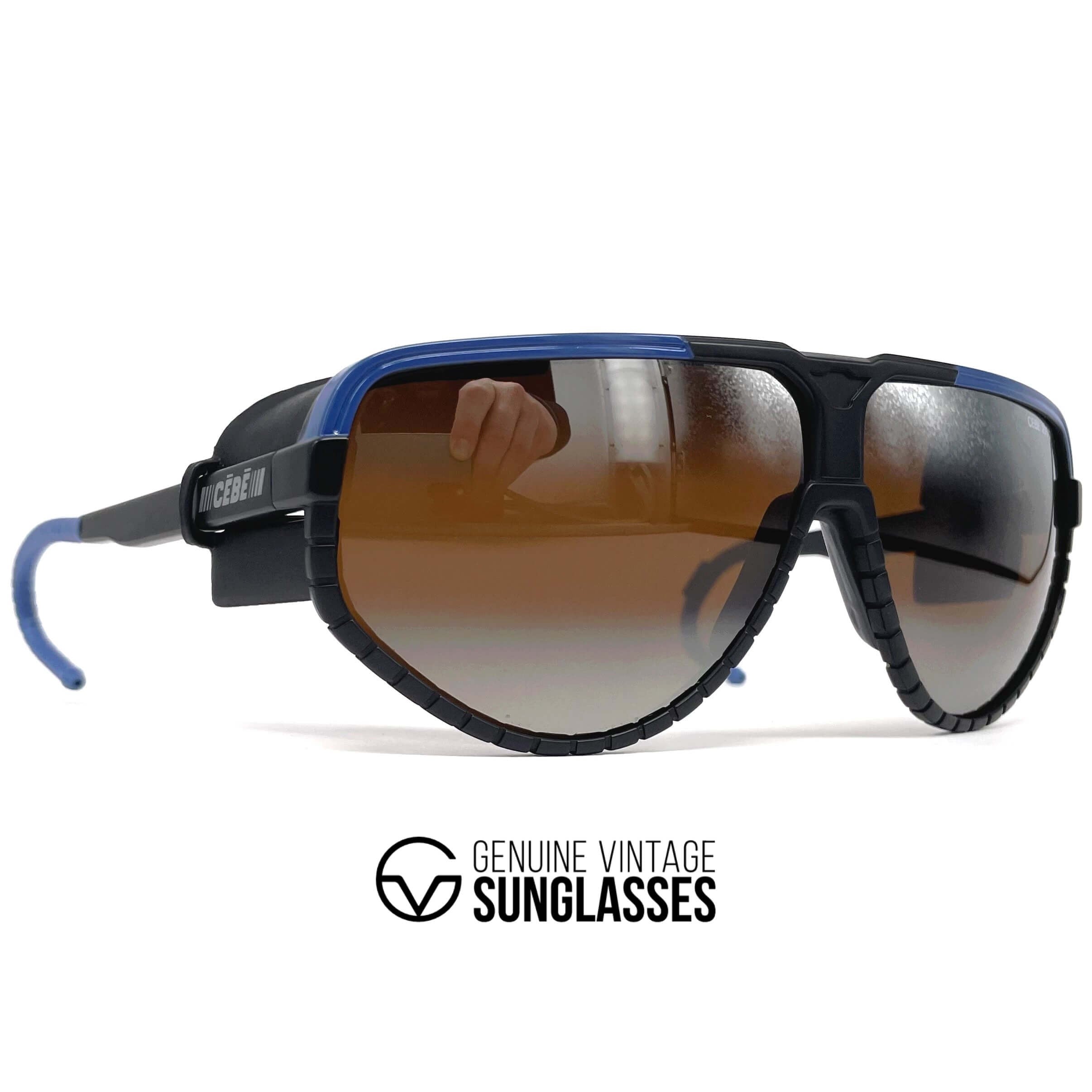 Vintage CEBE 2000 mirrored glacier sports sunglasses
