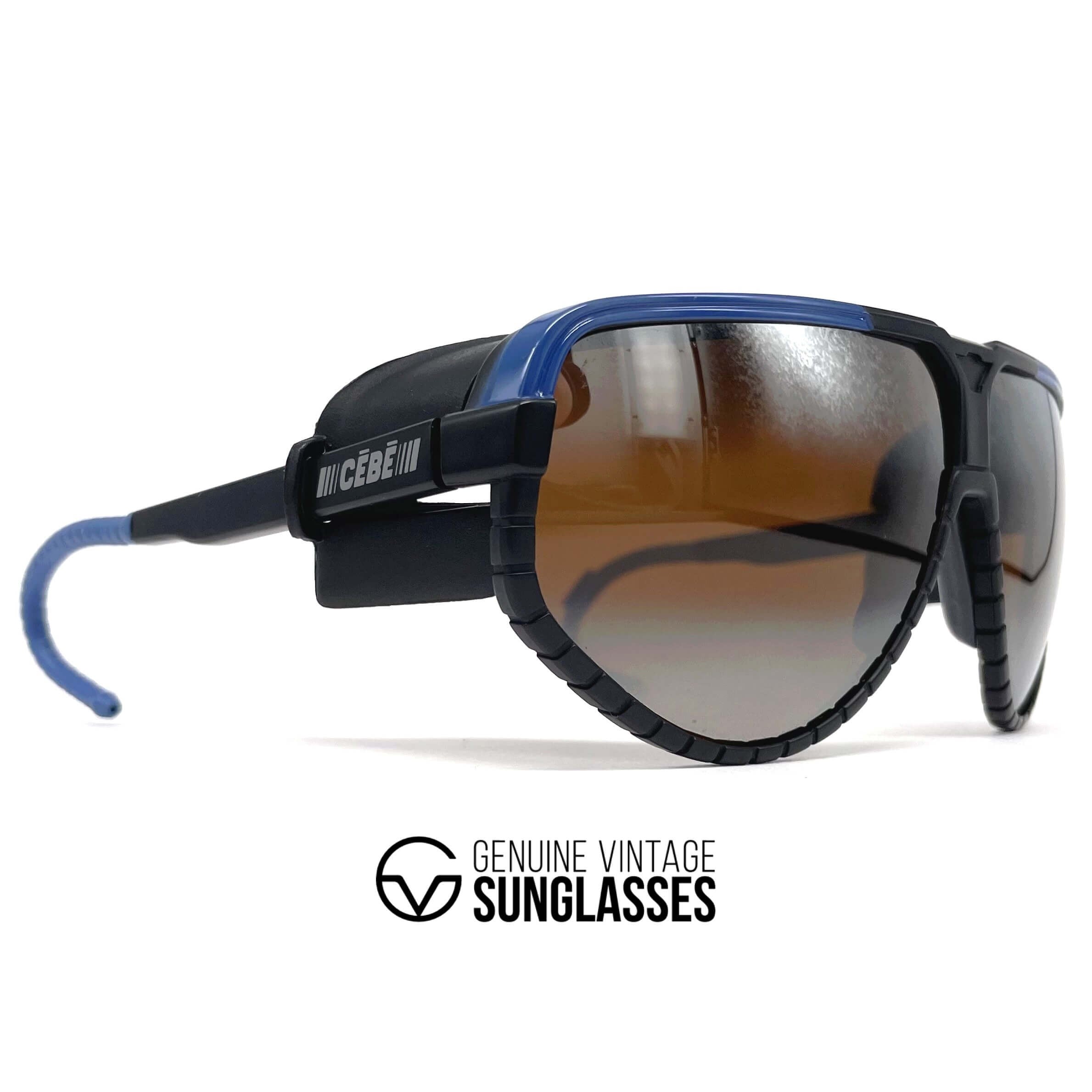 Vintage CEBE 2000 mirrored glacier sports sunglasses