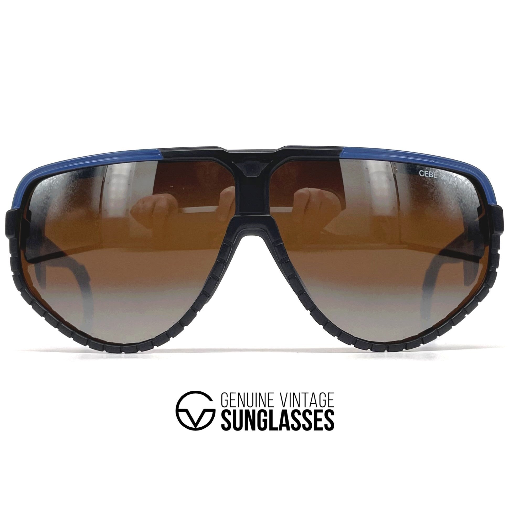 Vintage CEBE 2000 mirrored glacier sports sunglasses