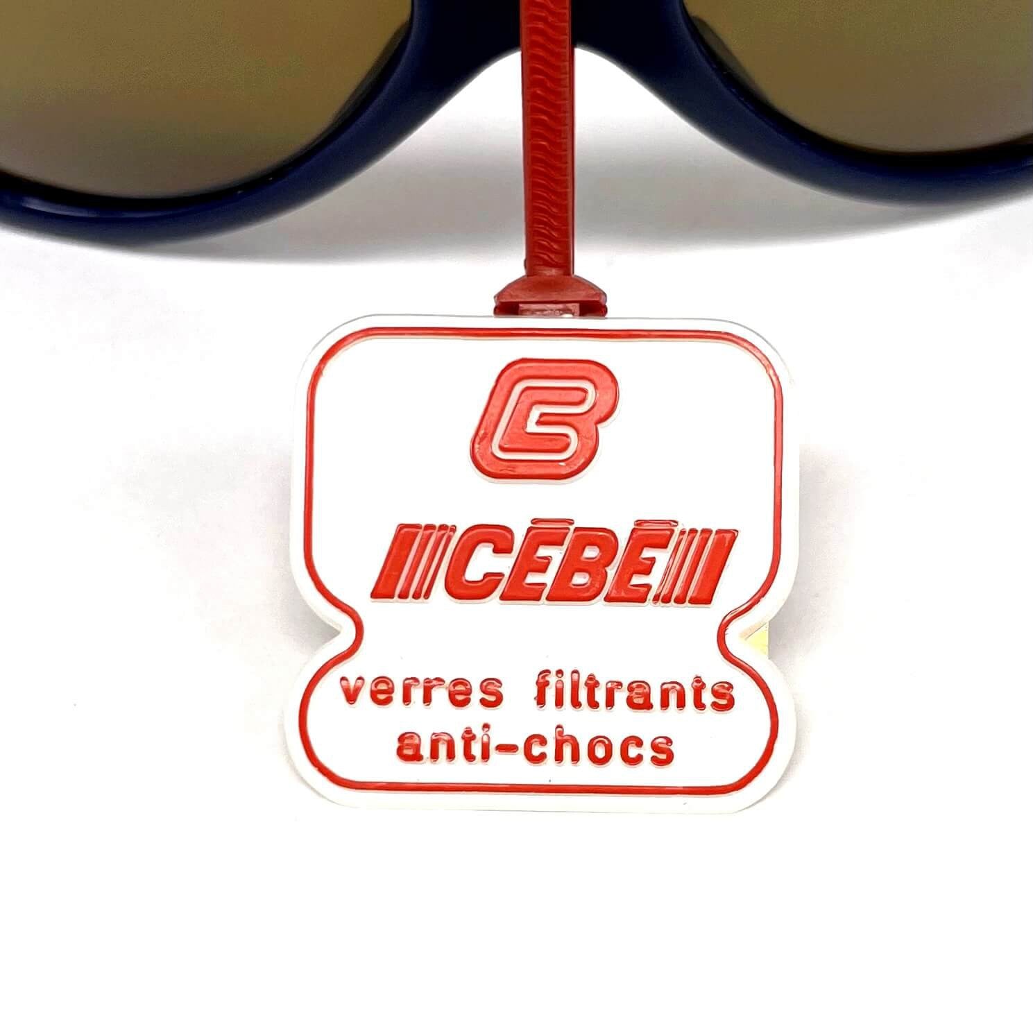 Vintage CEBE 201 Rally Coq Sport blue mineral sports sunglasses