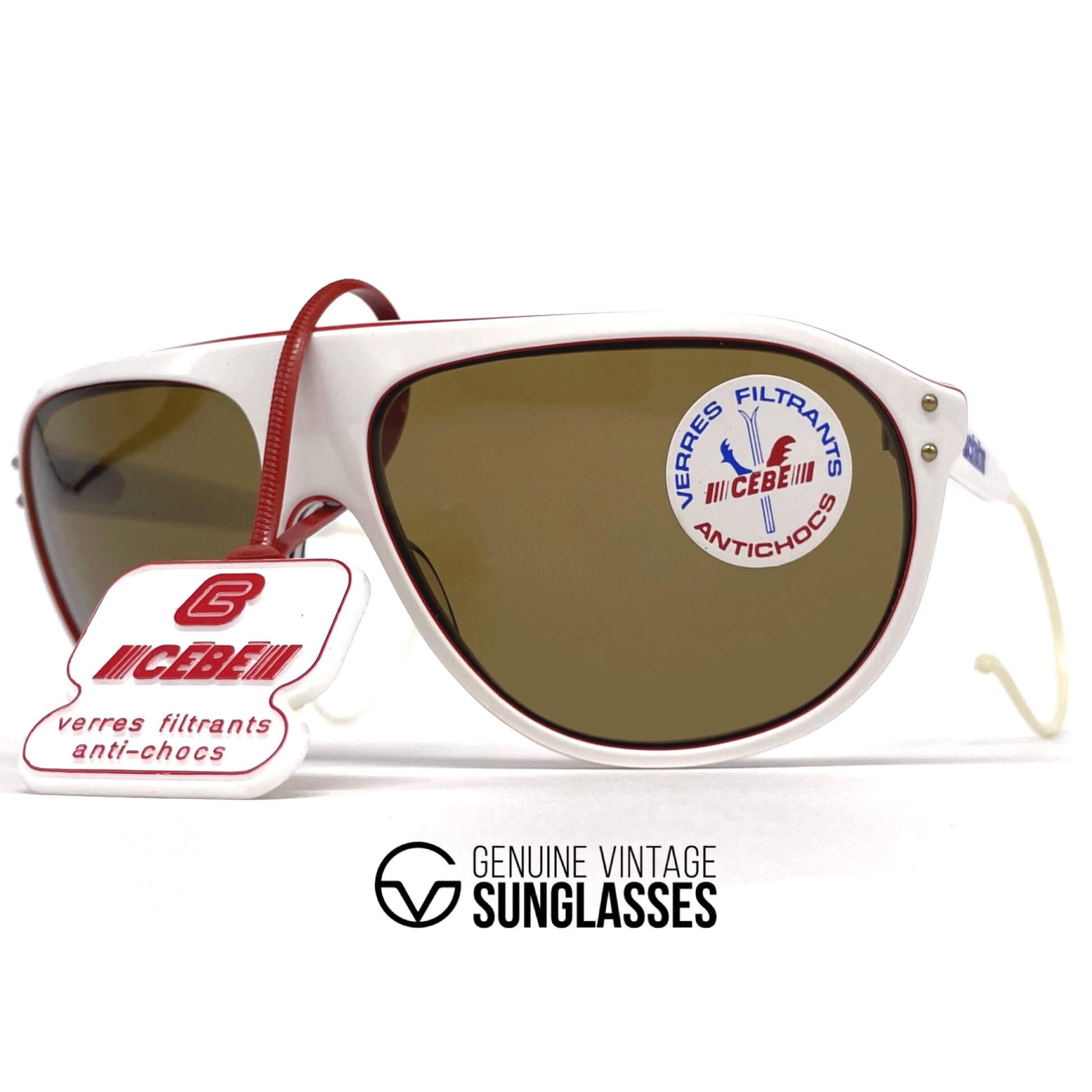 Vintage CEBE 203 Sport tricolore mineral sunglasses