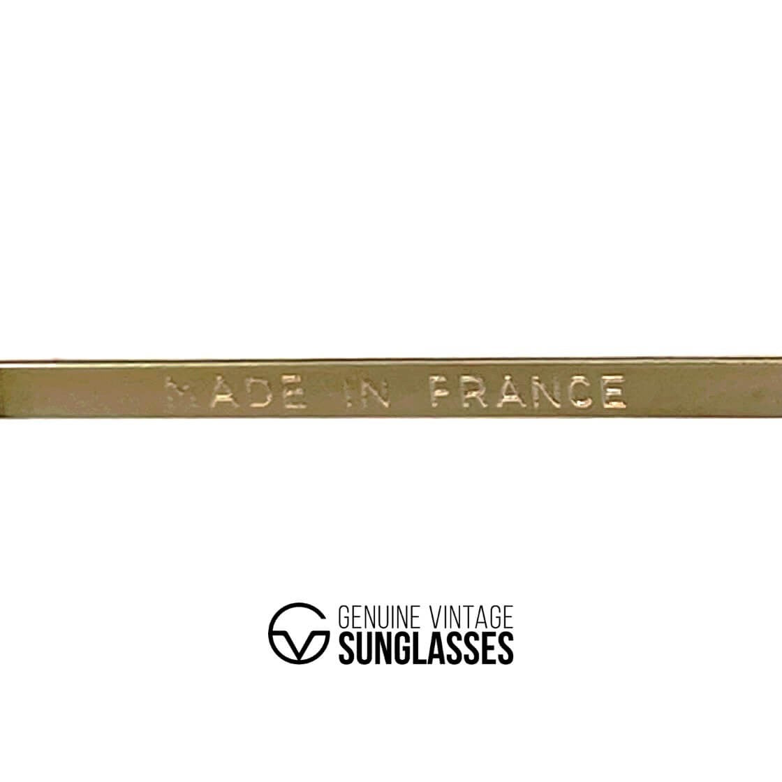 Vintage CEBE 205 Metal gold photochromic mineral aviator sunglasses