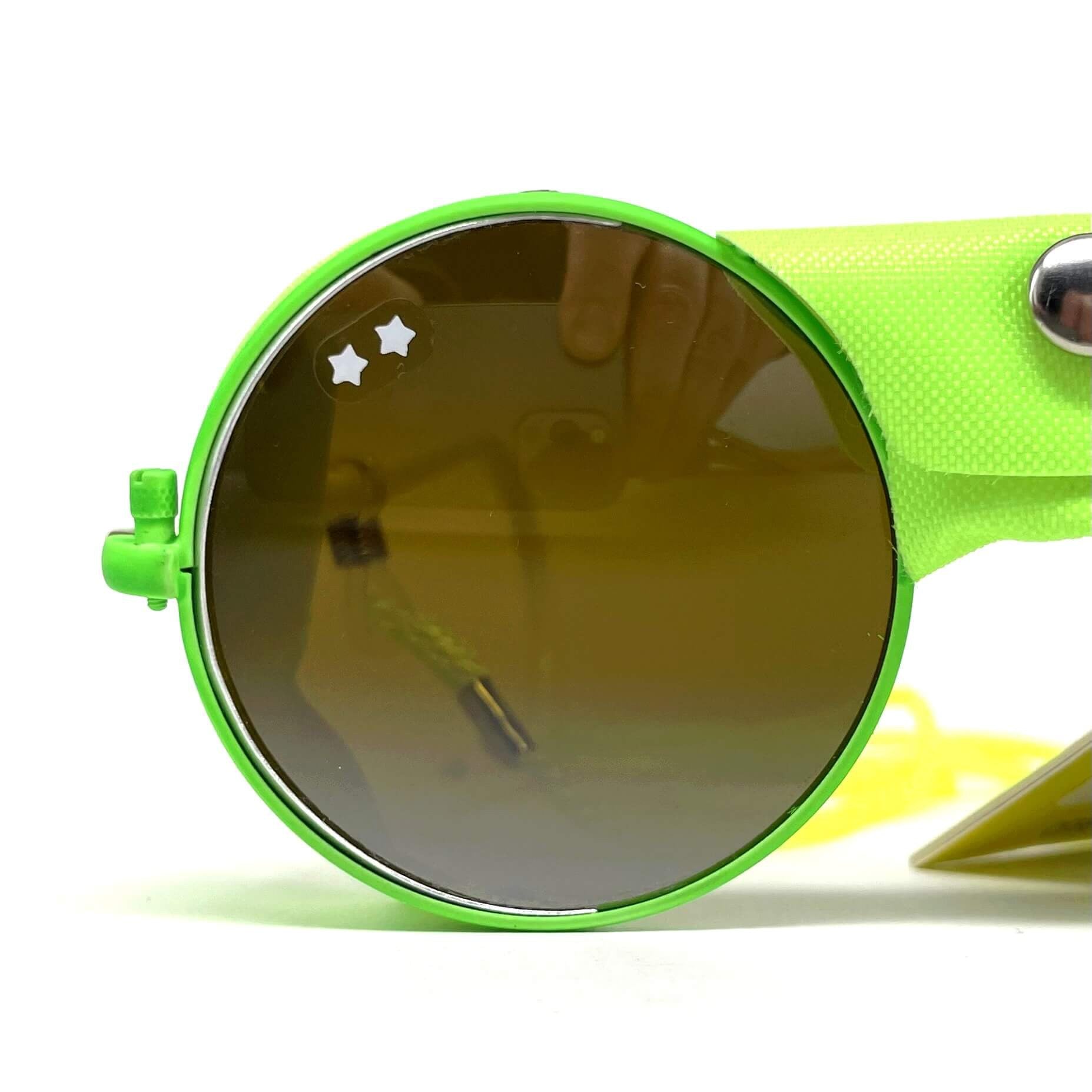Vintage CEBE 246 green mirrored glacier sports sunglasses
