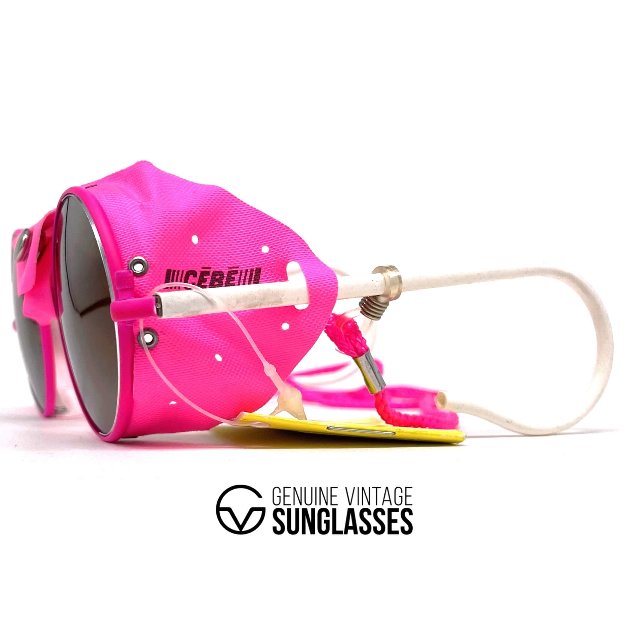 Vintage CEBE 246 pink mirrored glacier sports sunglasses