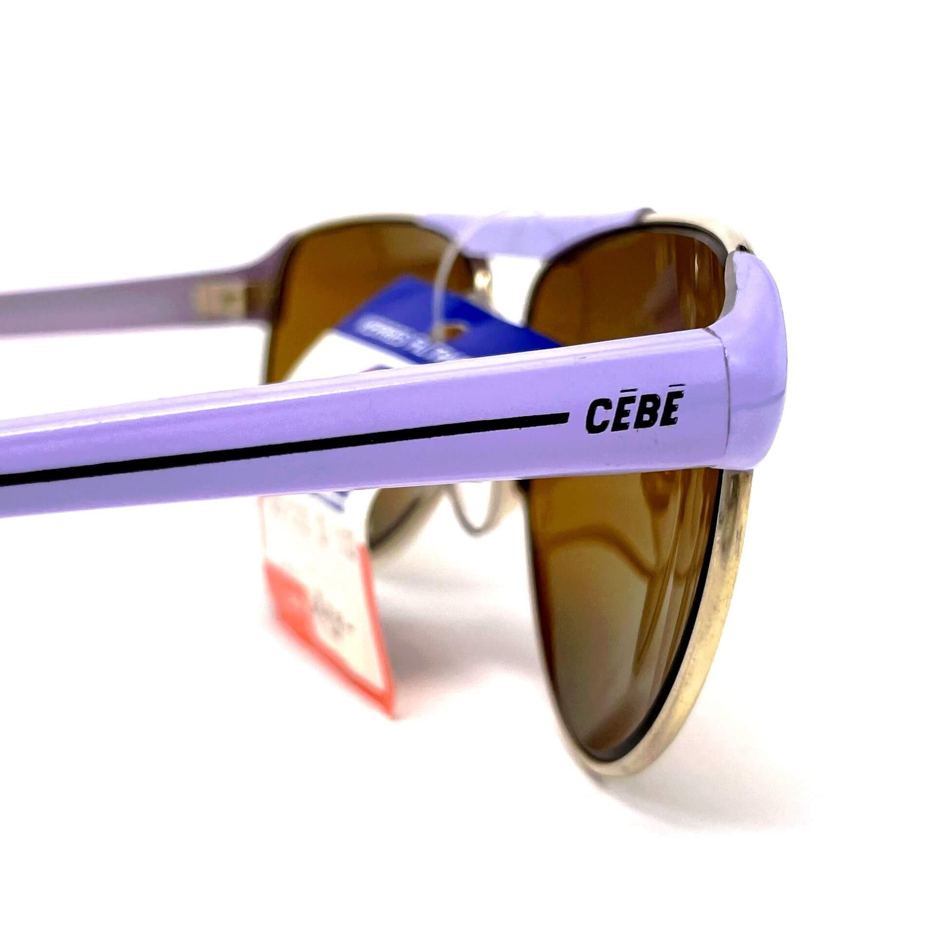Vintage CEBE 519 purple gold designer sunglasses