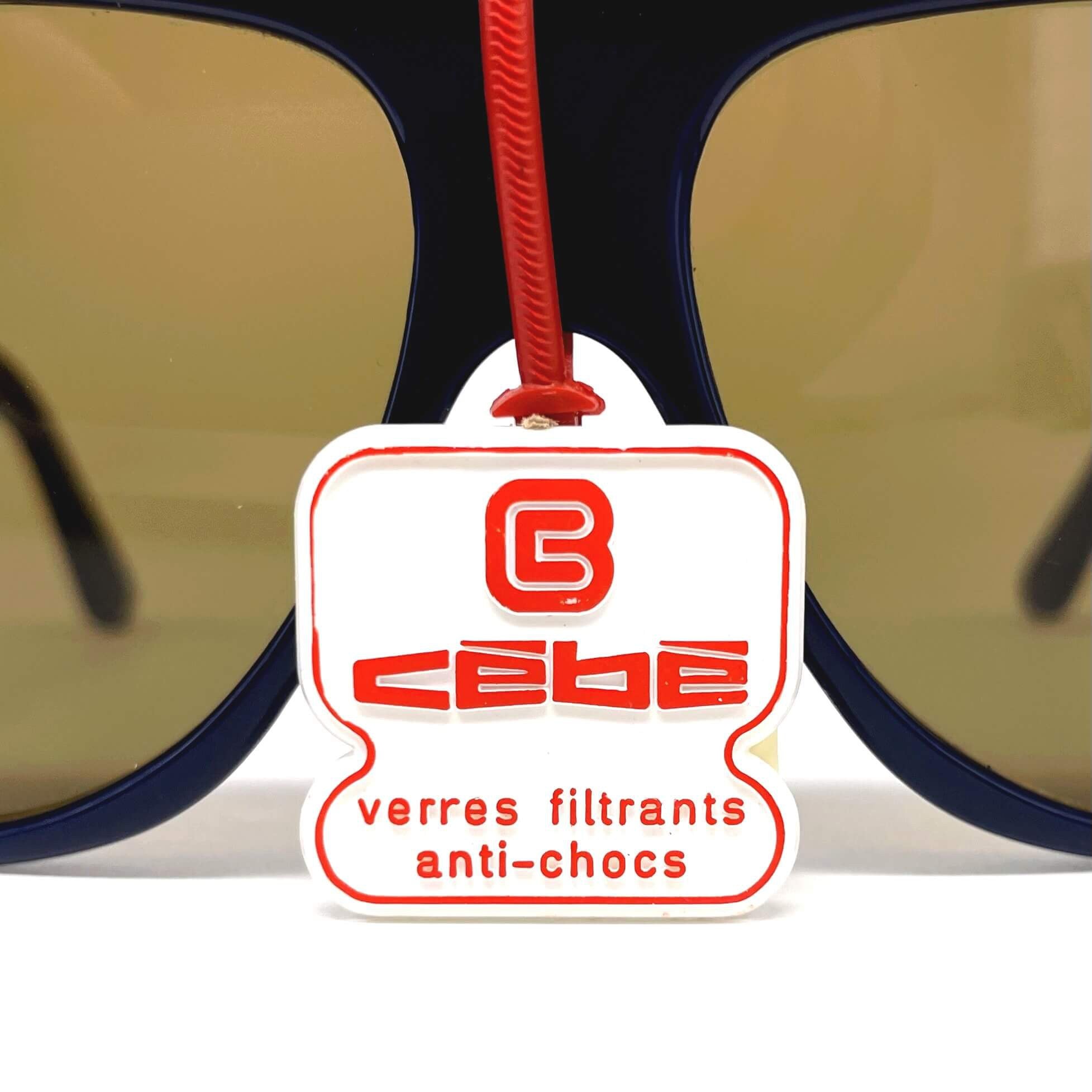 Vintage CEBE 974 rare blue XXL designer sunglasses