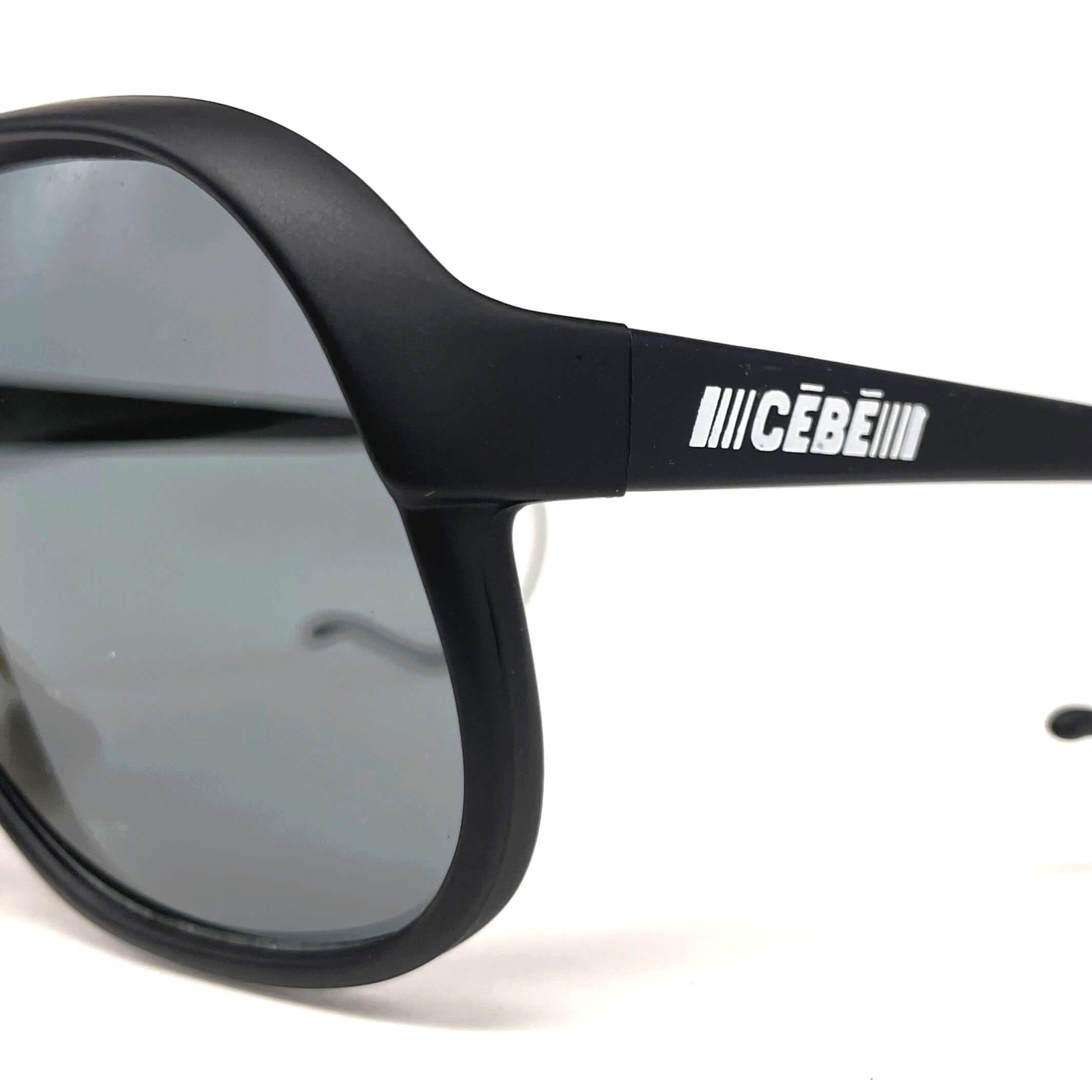 Vintage CEBE 998 Sport black matte XXL designer sunglasses