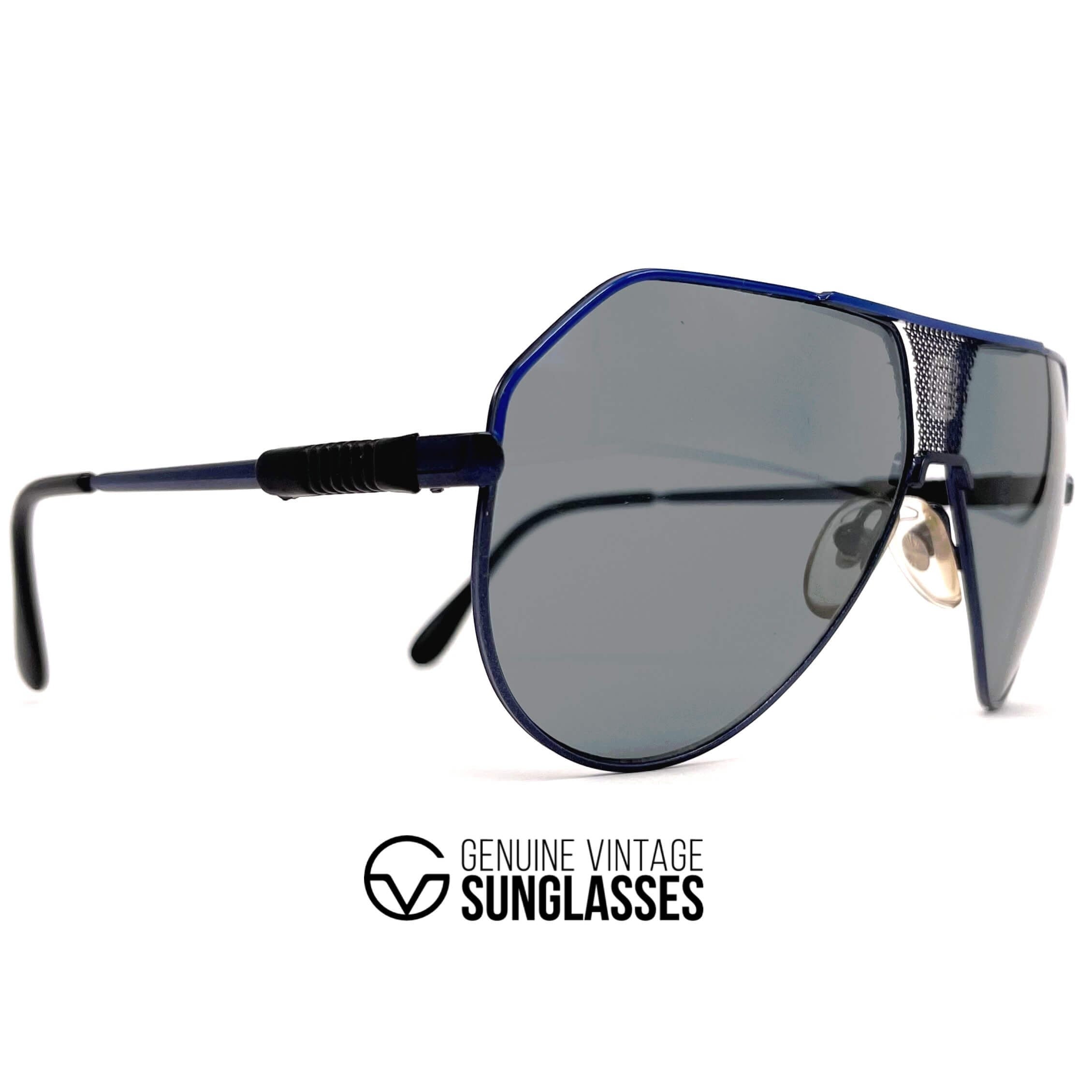Vintage CEBE Ace blue aviator sunglasses