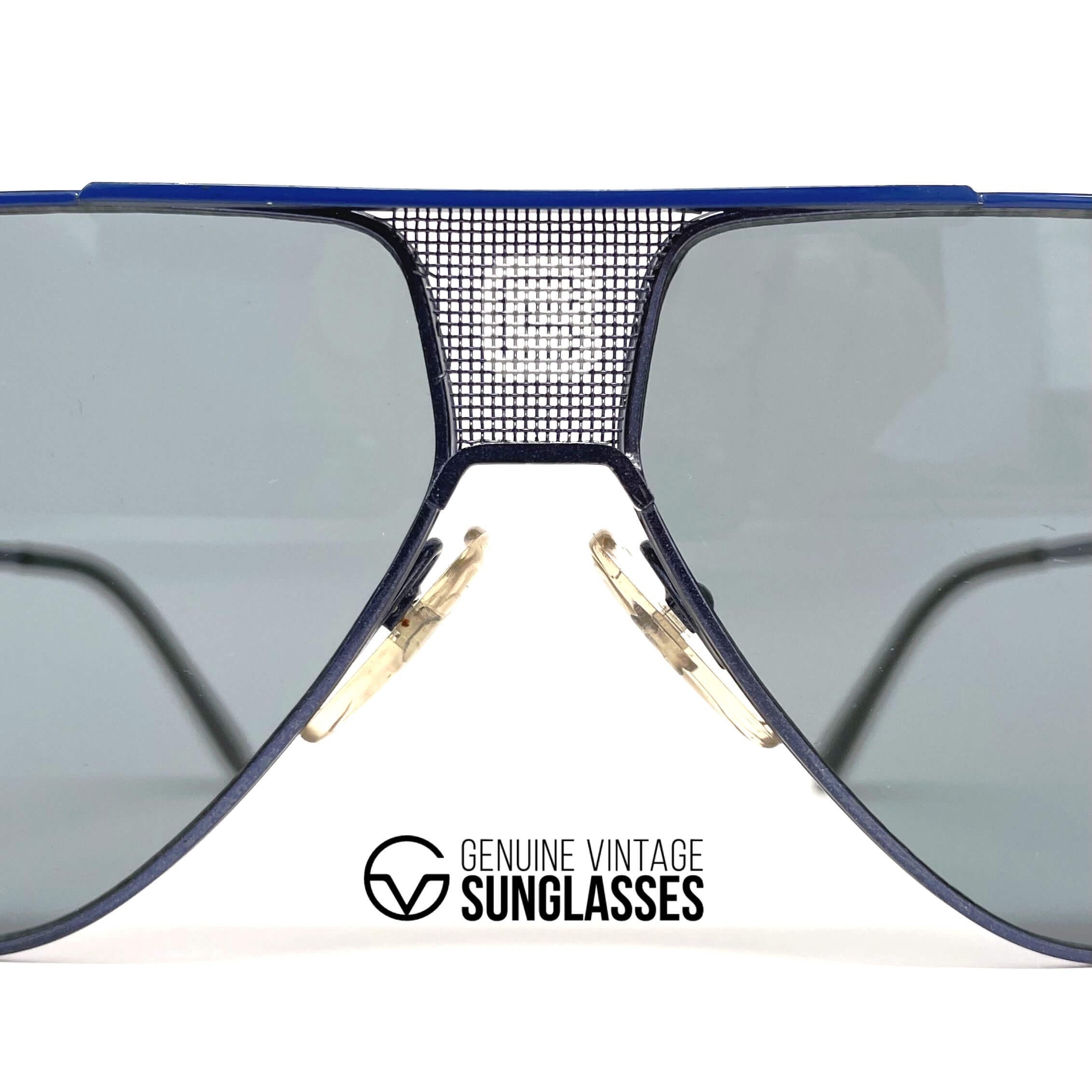 Vintage CEBE Ace blue aviator sunglasses