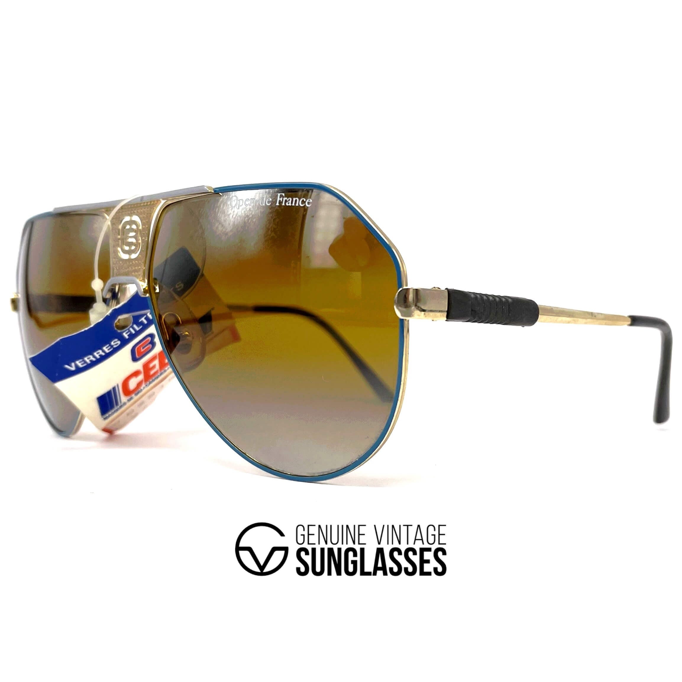 Vintage CEBE Ace mirrored aviator sunglasses