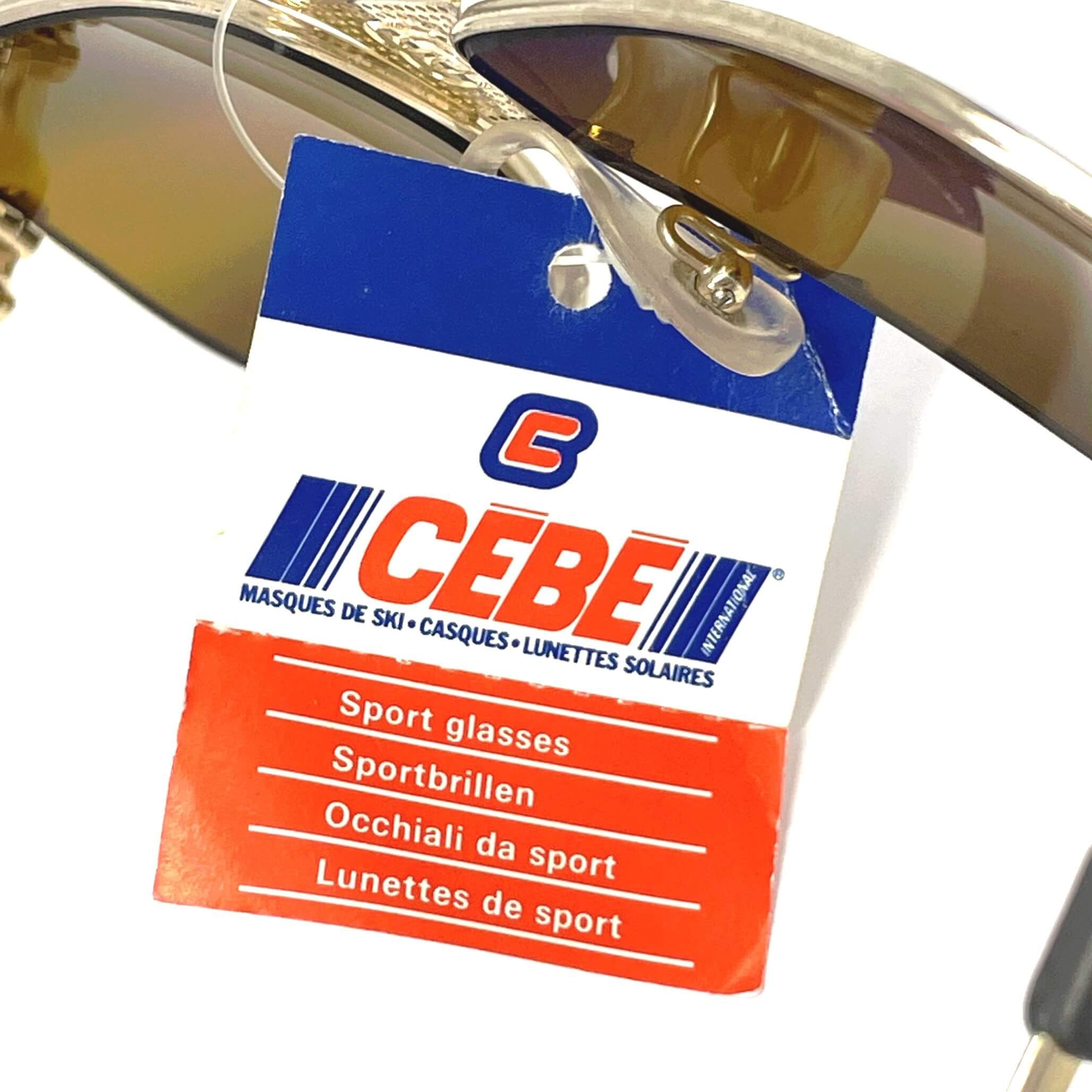 Vintage CEBE Ace mirrored aviator sunglasses