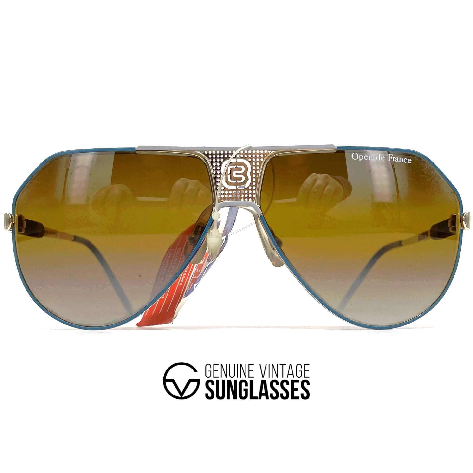 Vintage CEBE Ace mirrored aviator sunglasses