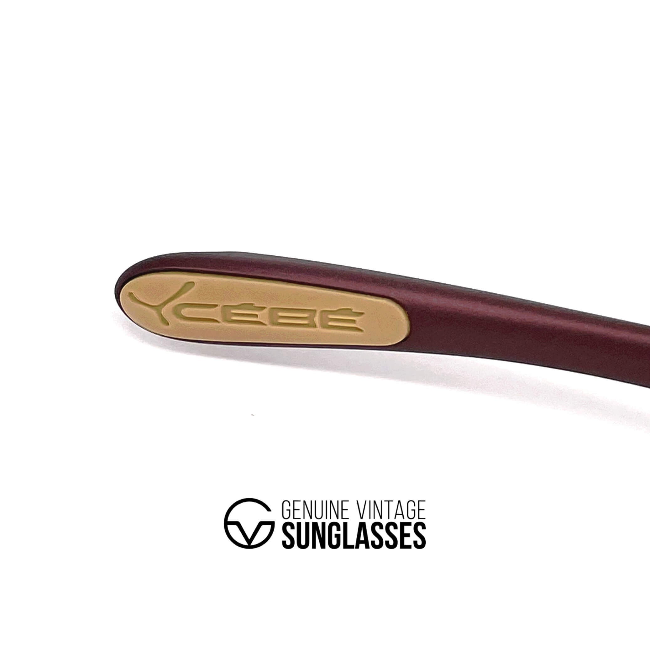 Vintage CEBE Alisee black sports sunglasses