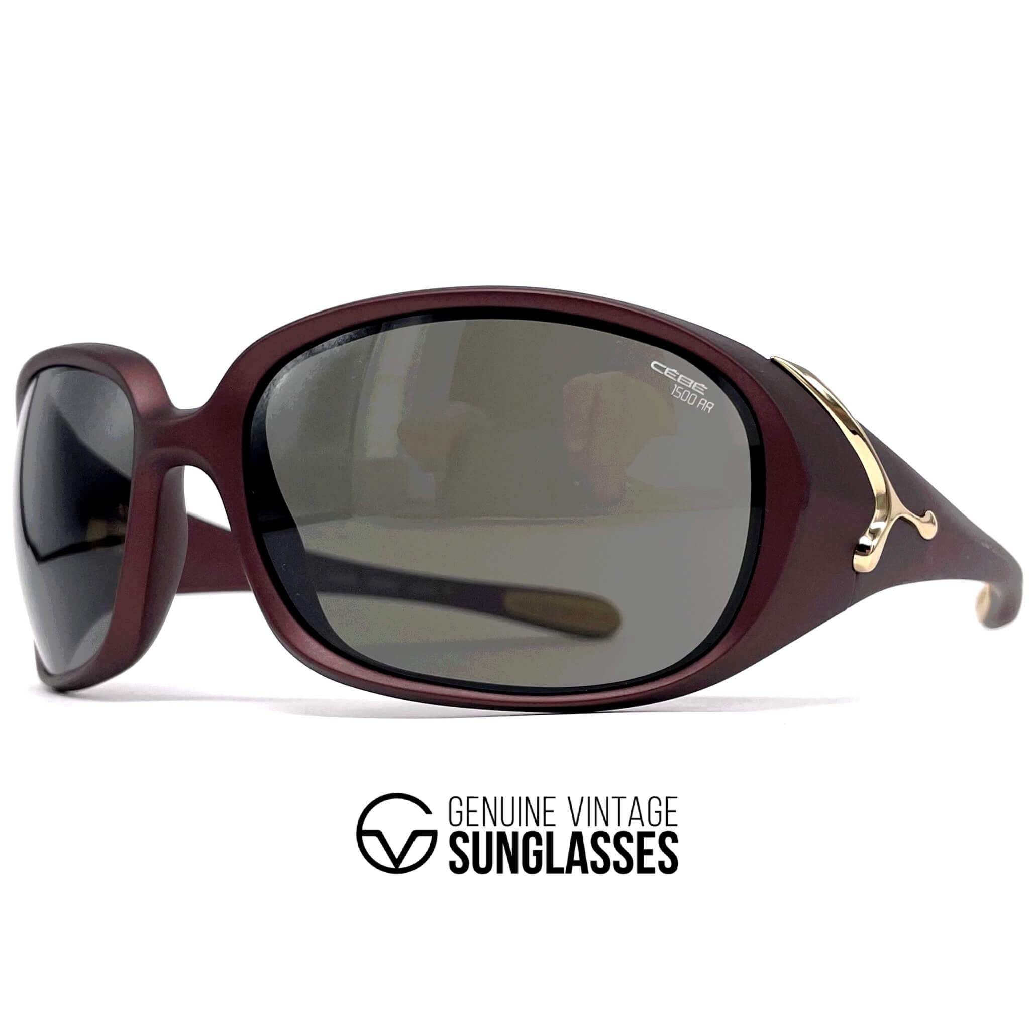 Vintage CEBE Alisee black sports sunglasses