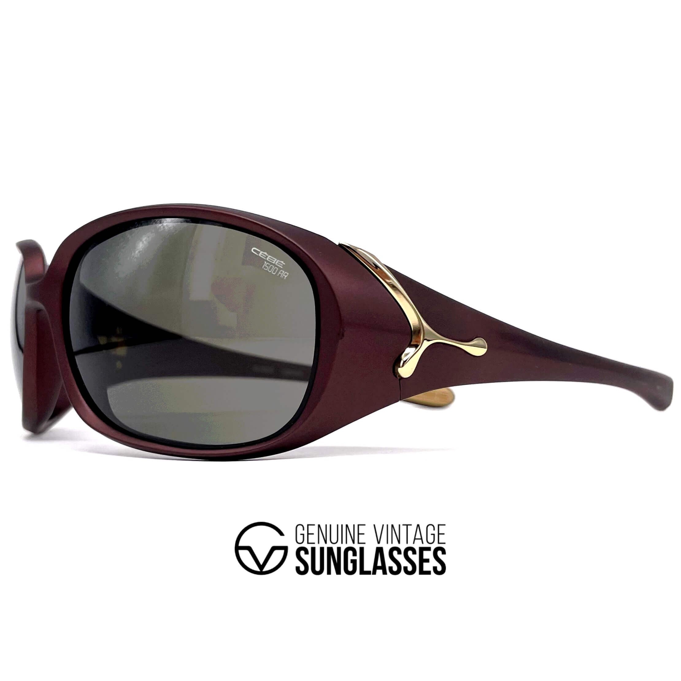 Vintage CEBE Alisee black sports sunglasses