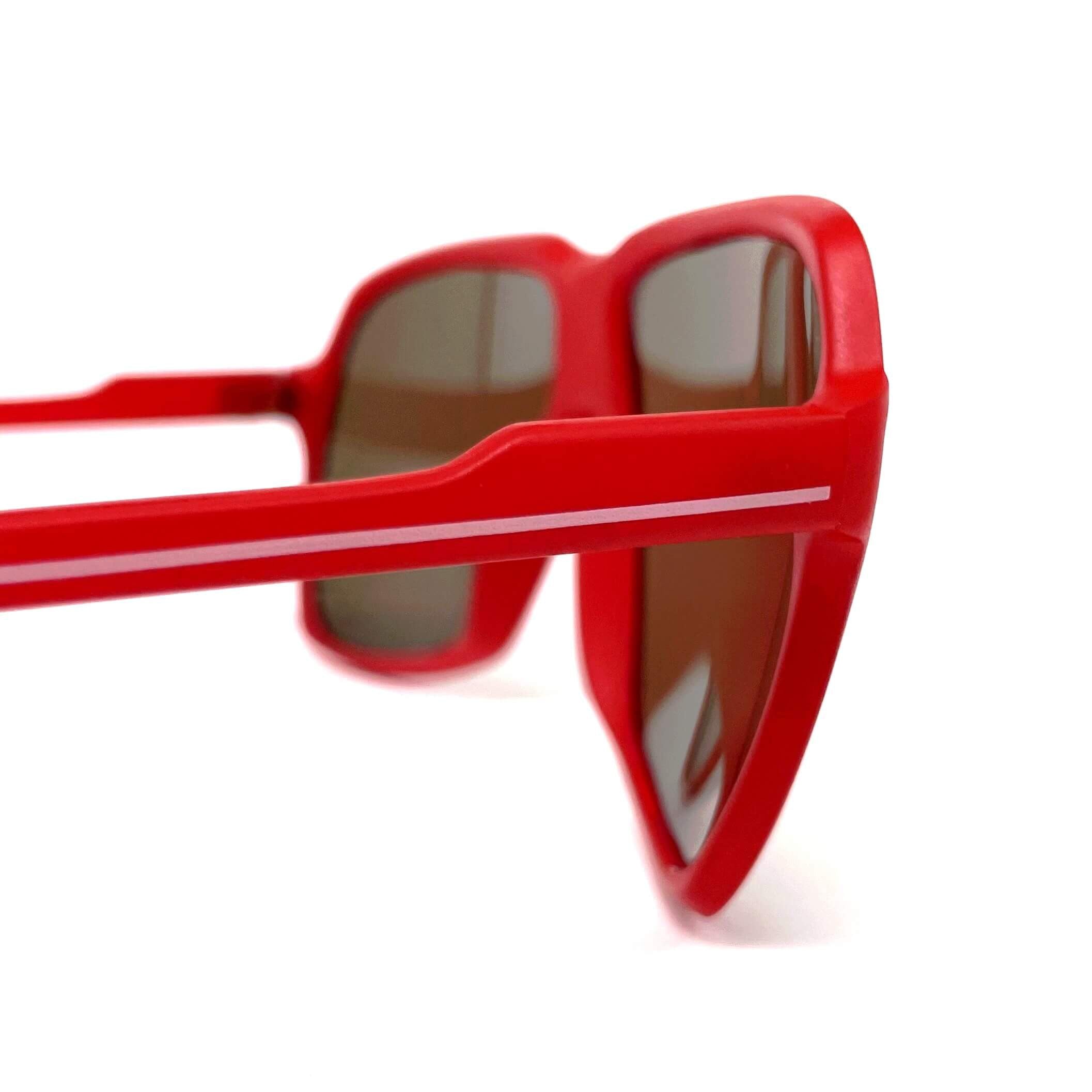 Vintage CEBE Extra light matte red sports sunglasses