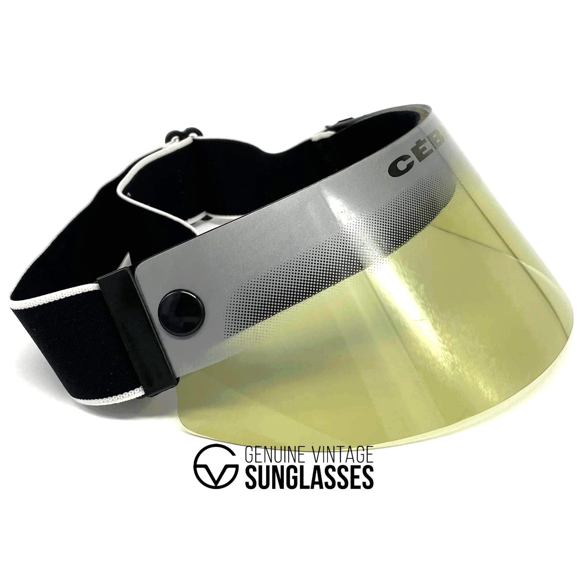 Vintage CEBE green sun visor
