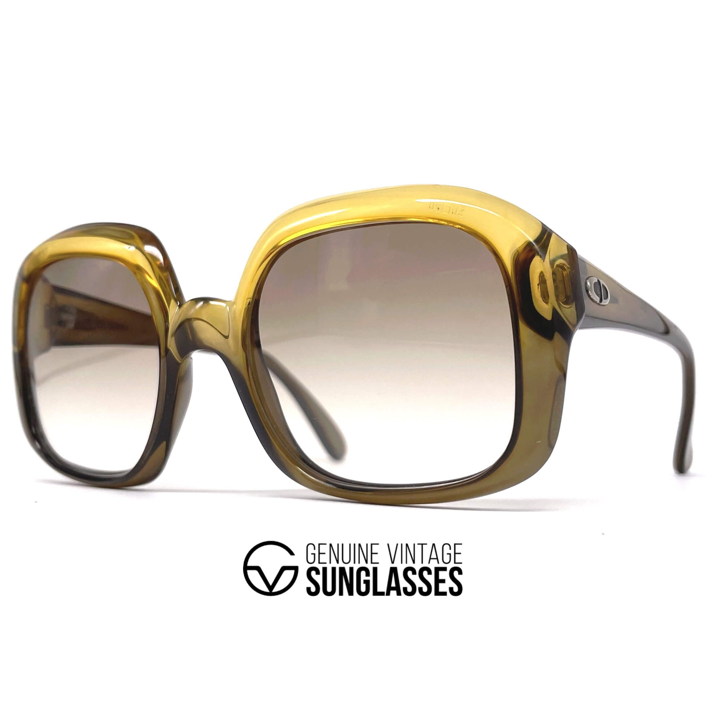 Vintage CHRISTIAN DIOR 1206 XXL sunglasses