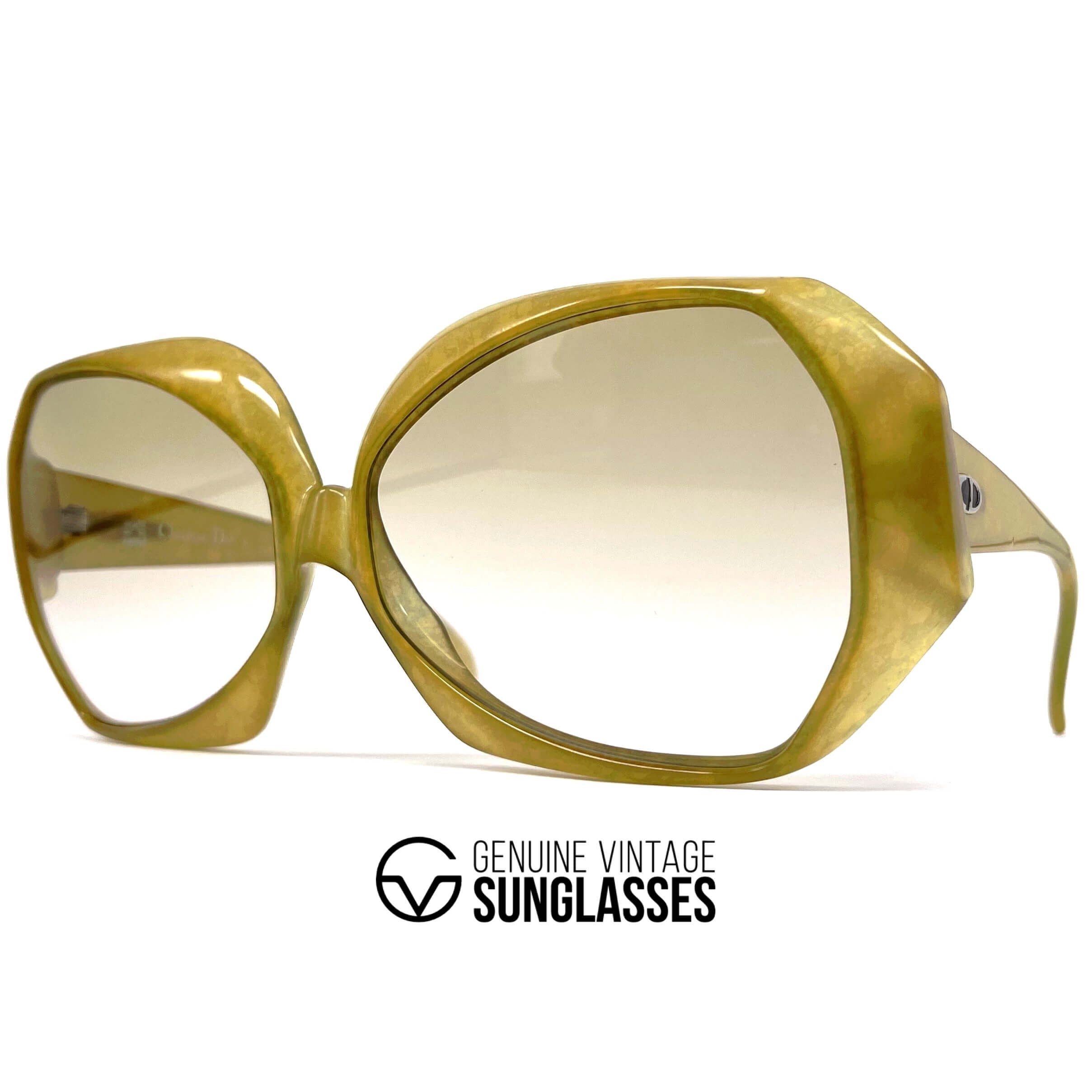 Vintage CHRISTIAN DIOR 2025 XXL sunglasses