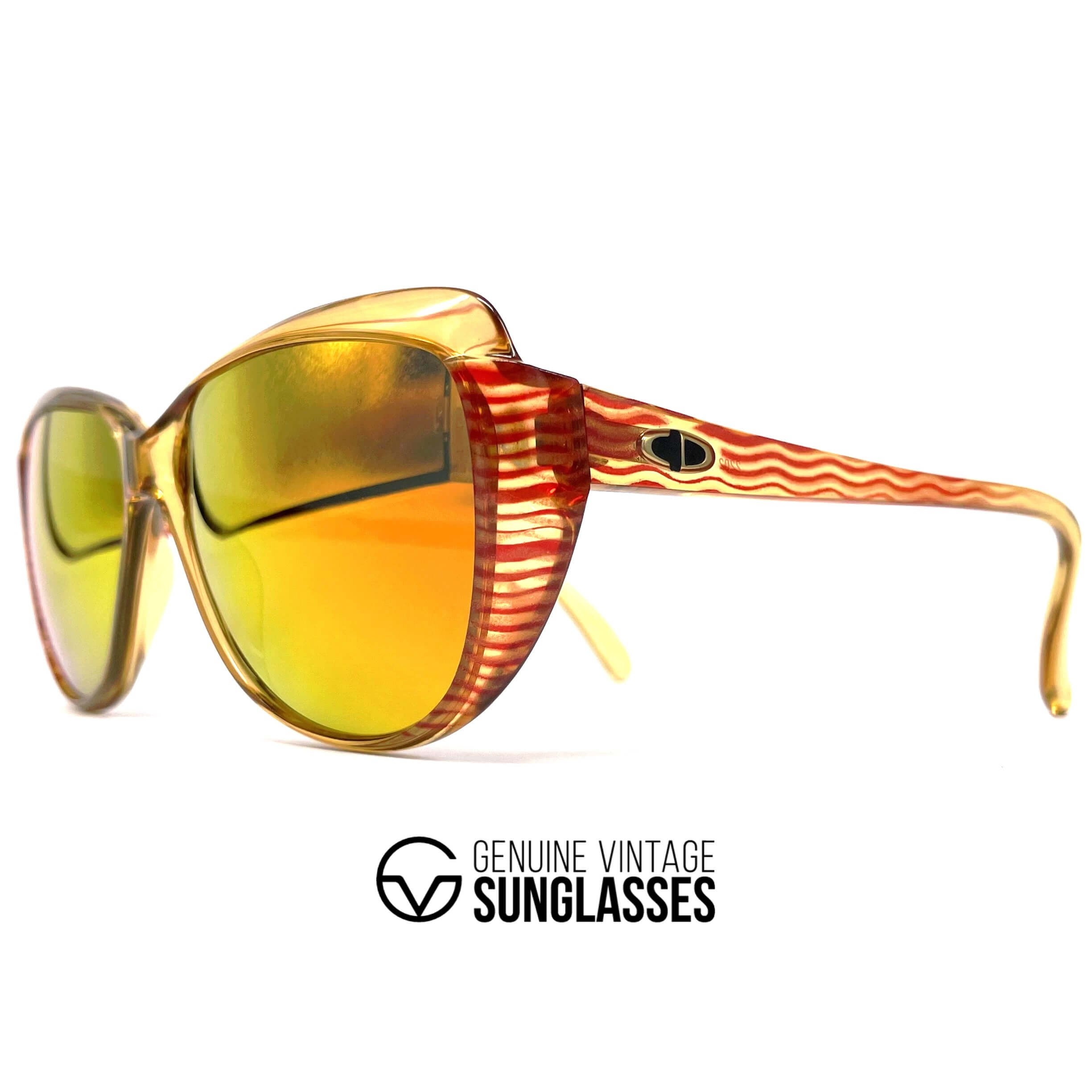 Vintage CHRISTIAN DIOR 2202 mirrored sunglasses