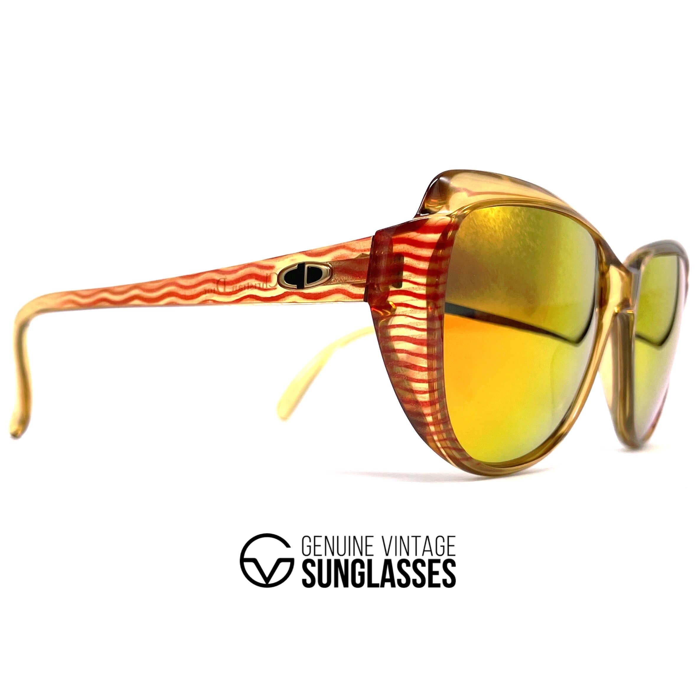 Vintage CHRISTIAN DIOR 2202 mirrored sunglasses