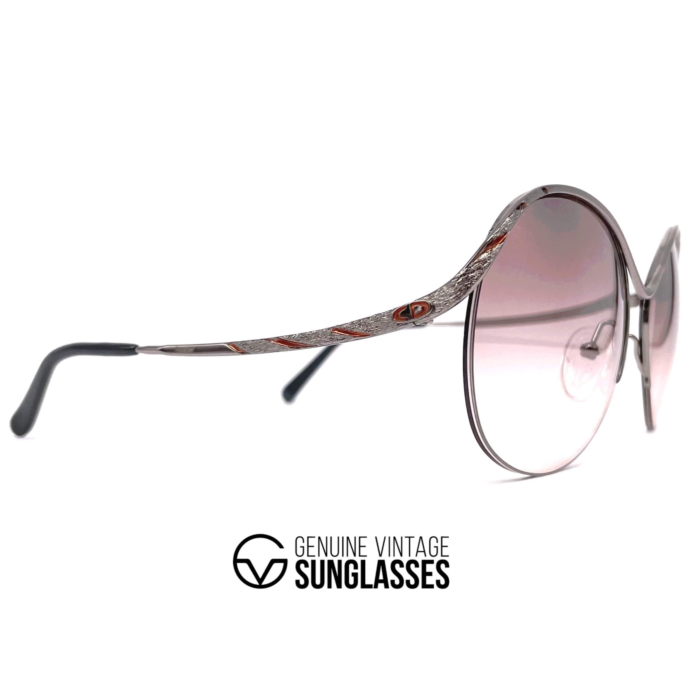 Vintage CHRISTIAN DIOR 2240 rimless sunglasses