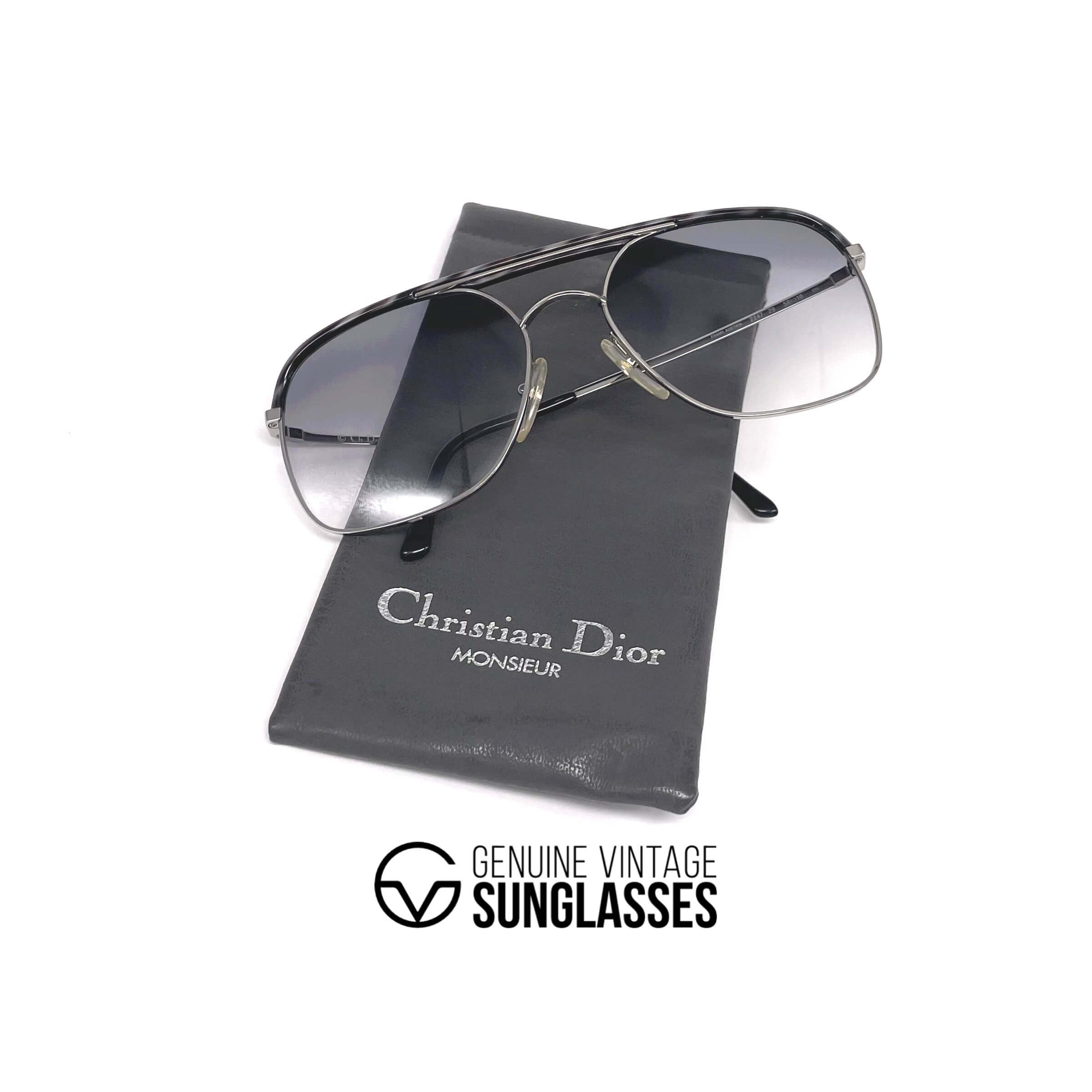 Vintage CHRISTIAN DIOR 2247 Monsieur aviator sunglasses