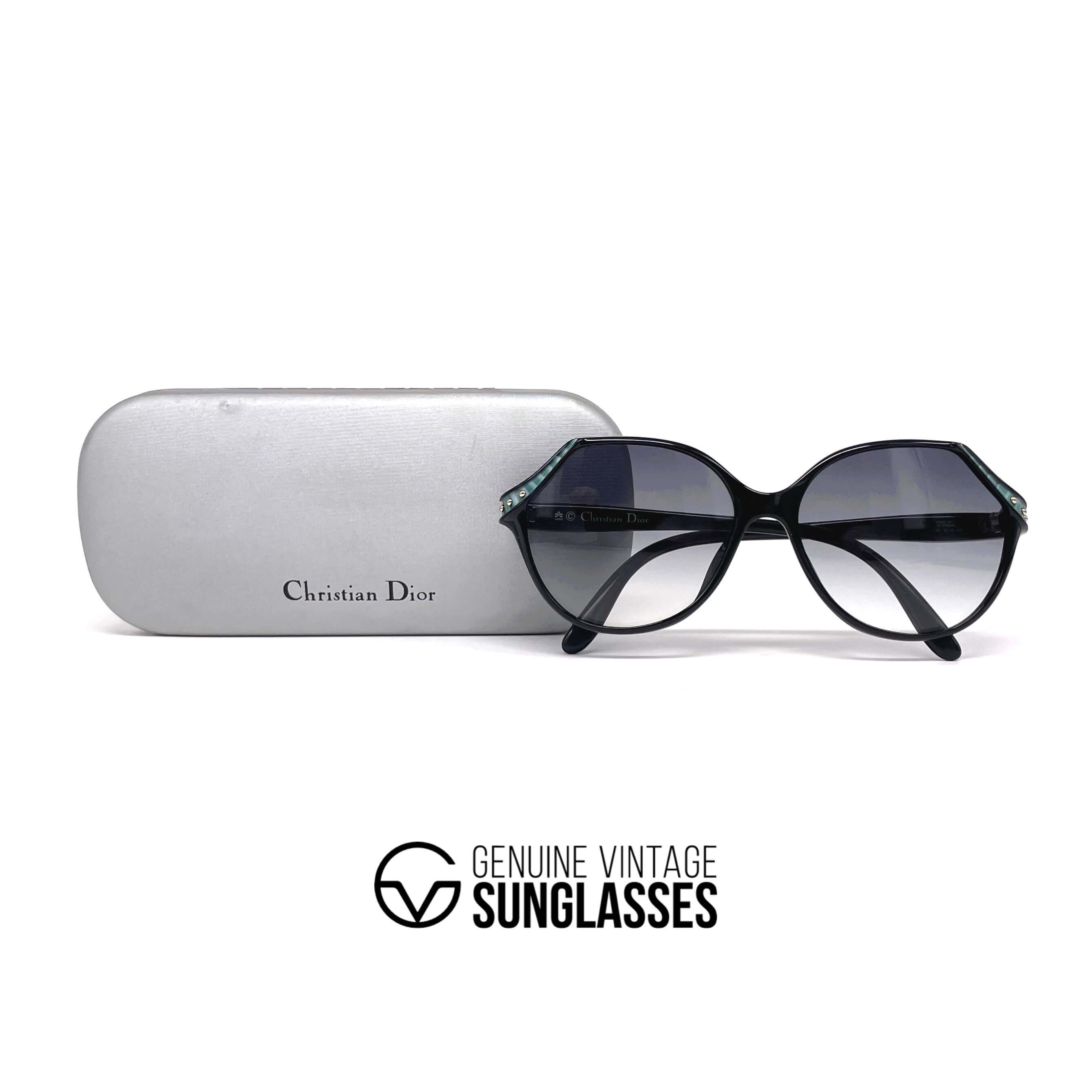 Vintage CHRISTIAN DIOR 2297 black sunglasses