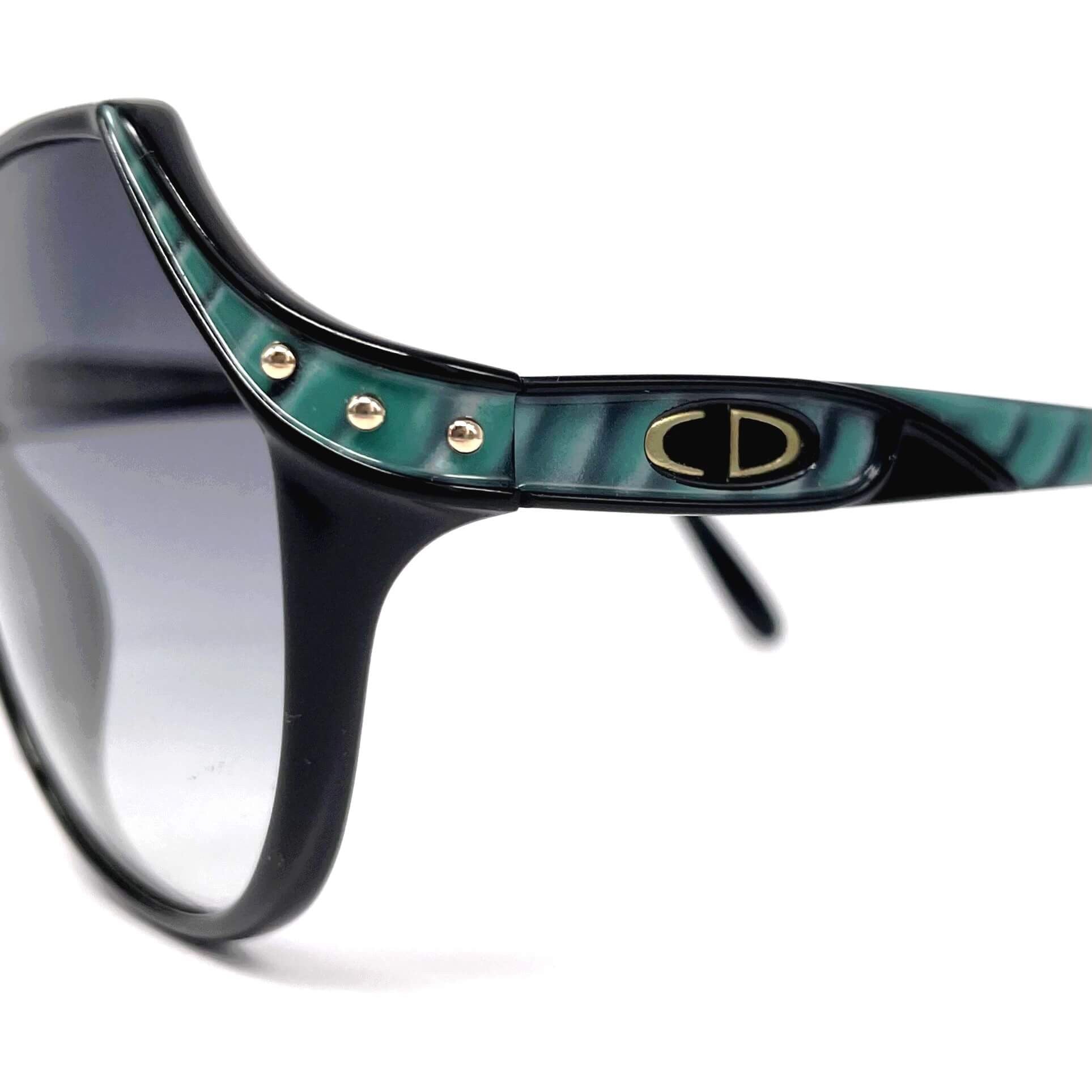 Vintage CHRISTIAN DIOR 2297 black sunglasses