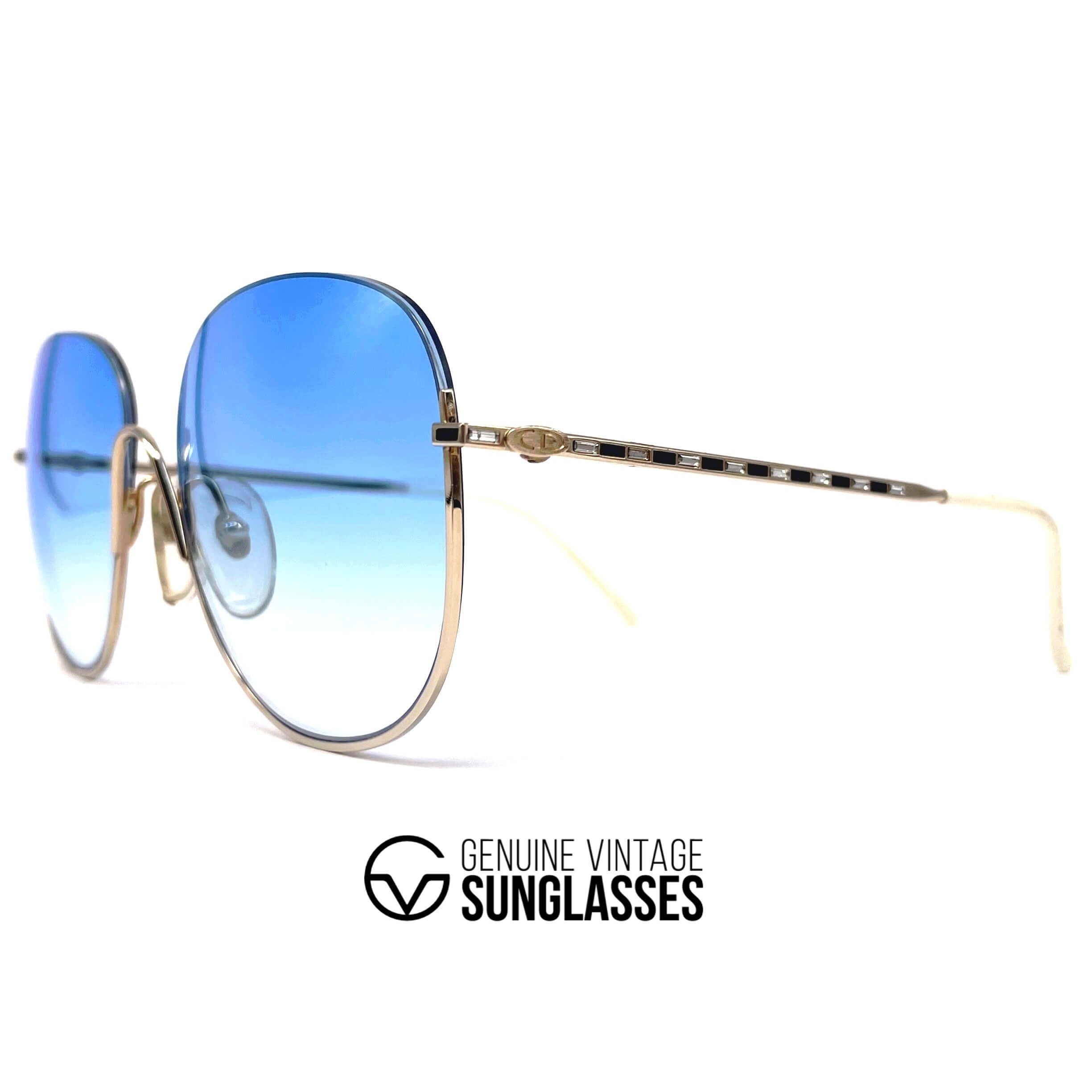 Vintage CHRISTIAN DIOR 2326 rimless sunglasses