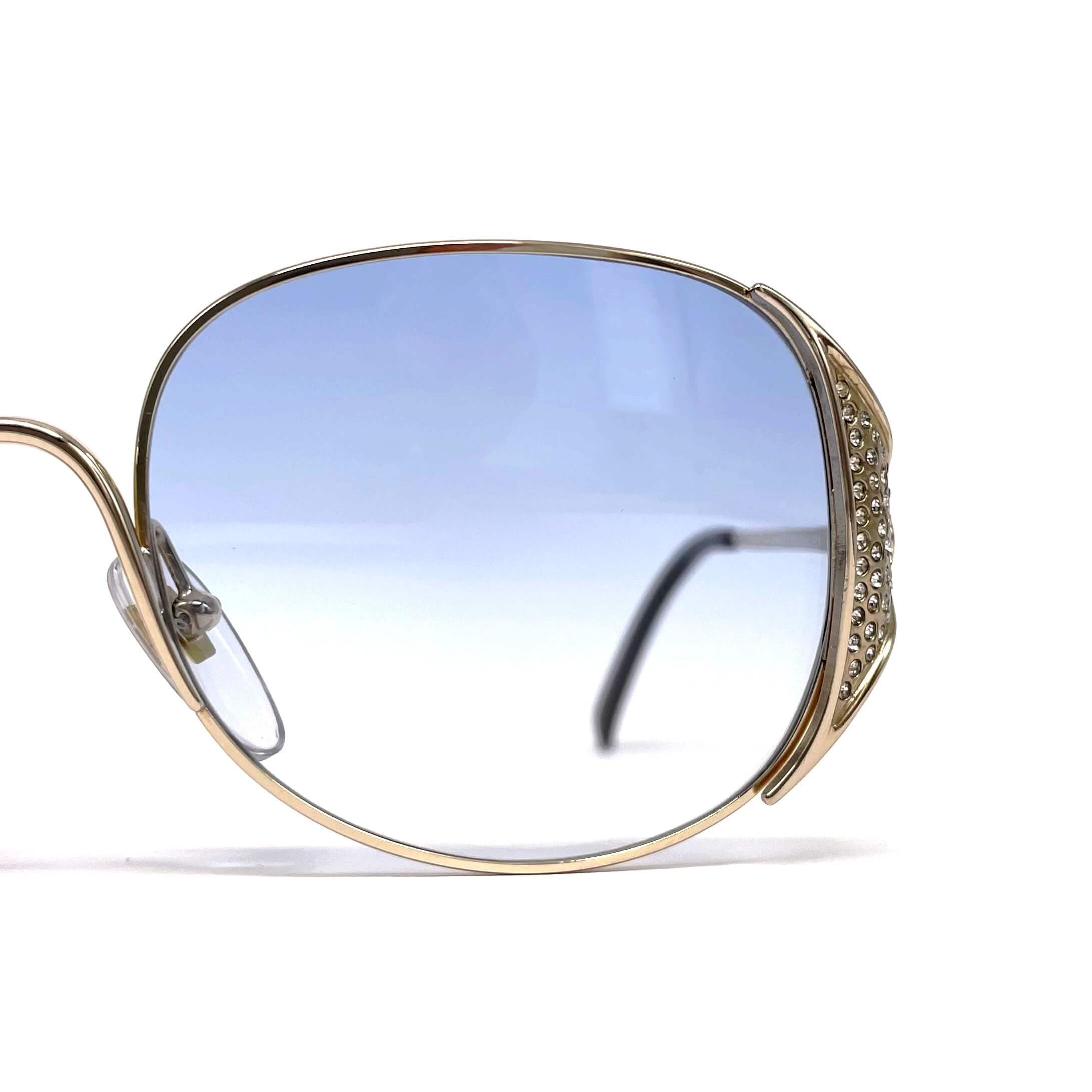 Vintage CHRISTIAN DIOR 2362 gold sunglasses