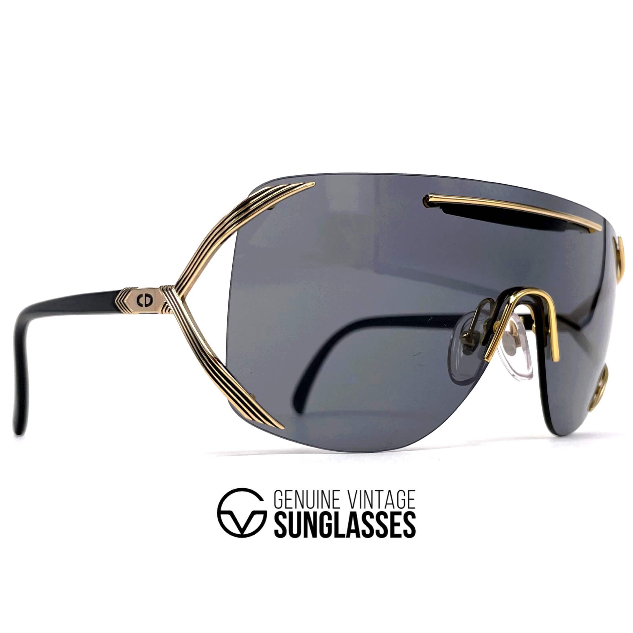 Vintage CHRISTIAN DIOR 2434 shield sunglasses