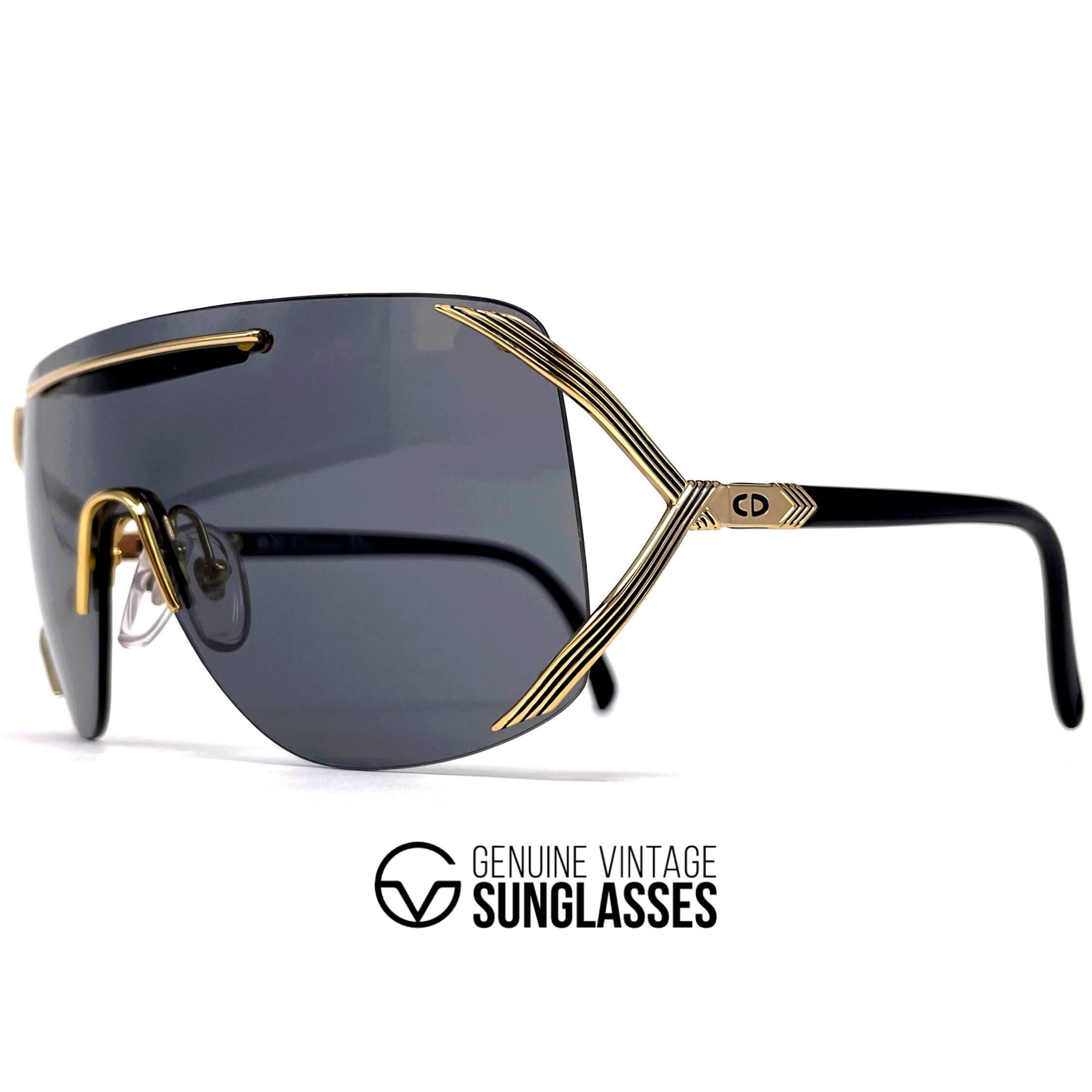 Vintage CHRISTIAN DIOR 2434 shield sunglasses