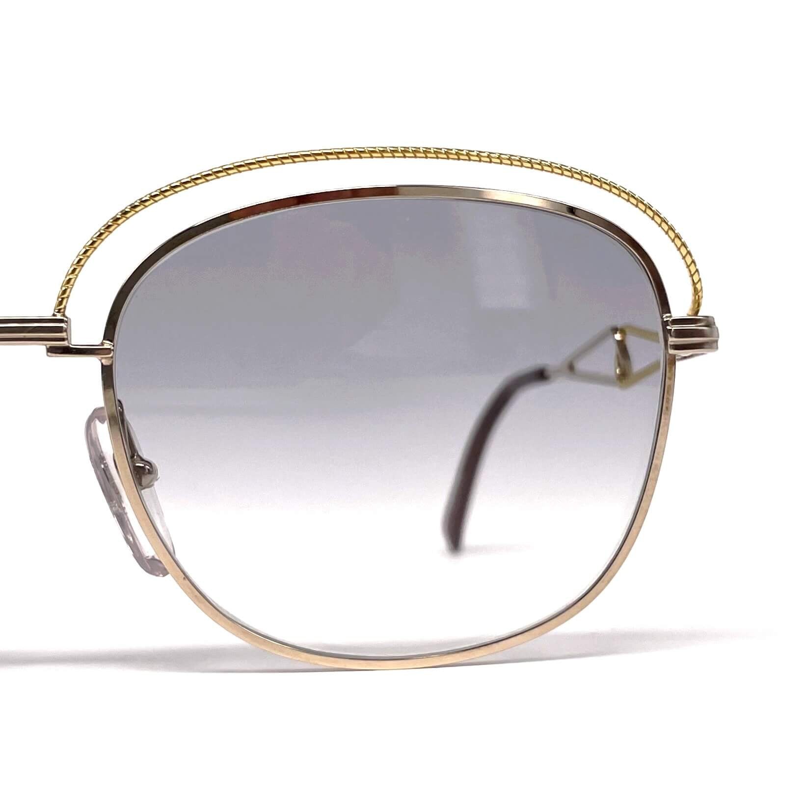 Vintage CHRISTIAN DIOR 2461 gold sunglasses
