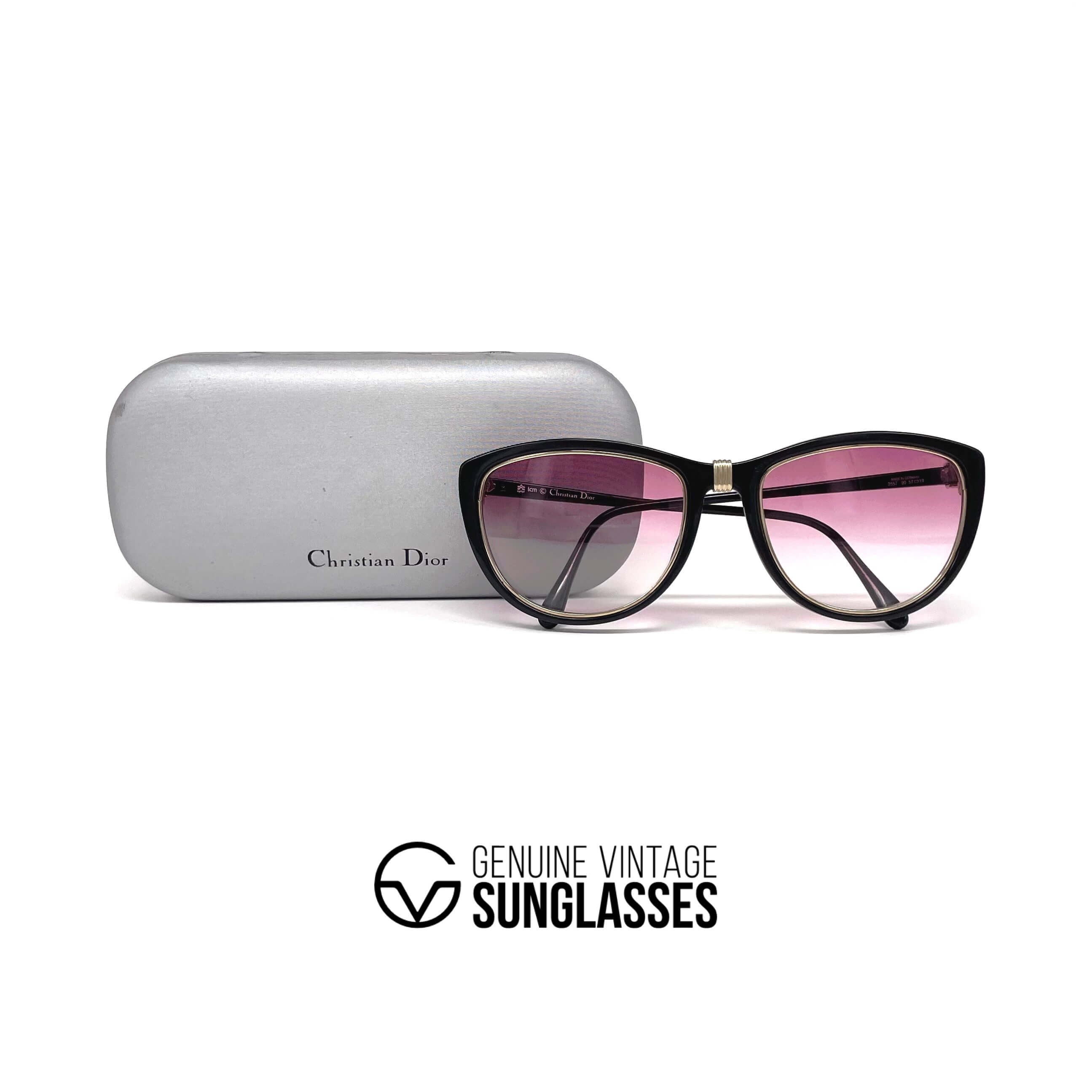 Vintage CHRISTIAN DIOR 2557 cat eye sunglasses