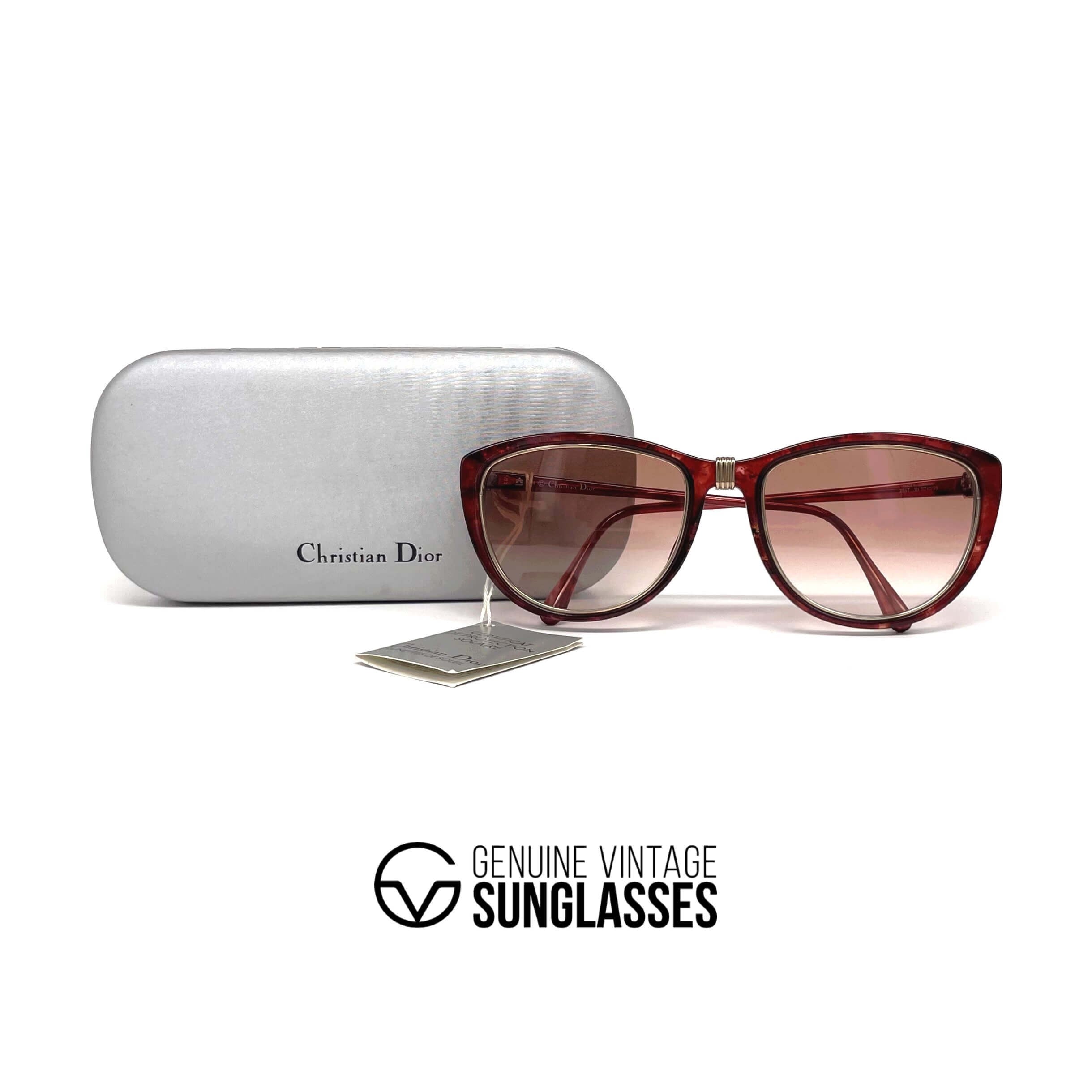 Vintage CHRISTIAN DIOR 2557 cat eye sunglasses