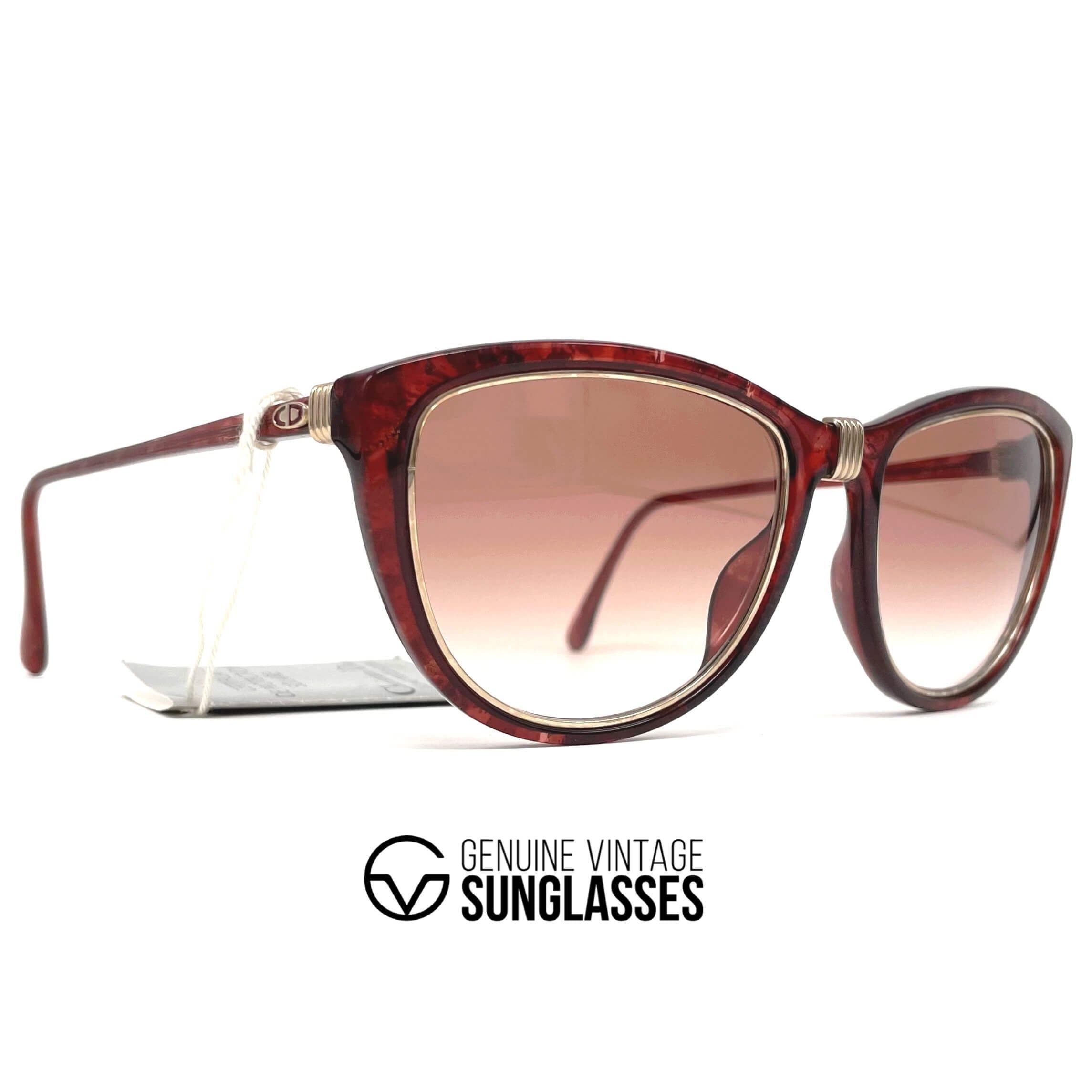 Vintage CHRISTIAN DIOR 2557 cat eye sunglasses