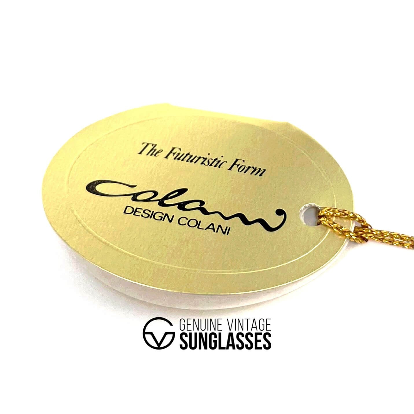 Vintage COLANI 1002 futuristic gold art glasses frames medium
