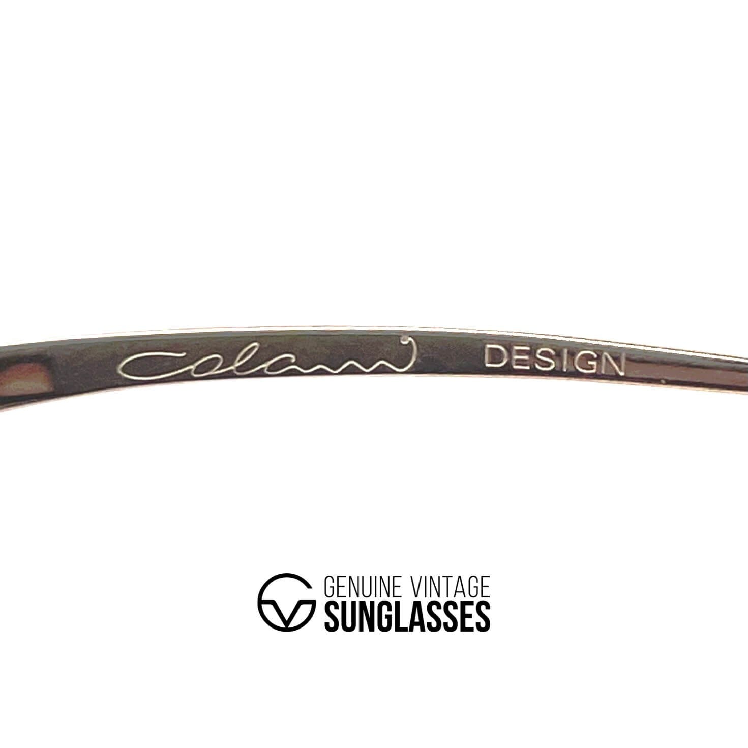 Vintage COLANI 1002 gold blue futuristic art sunglasses