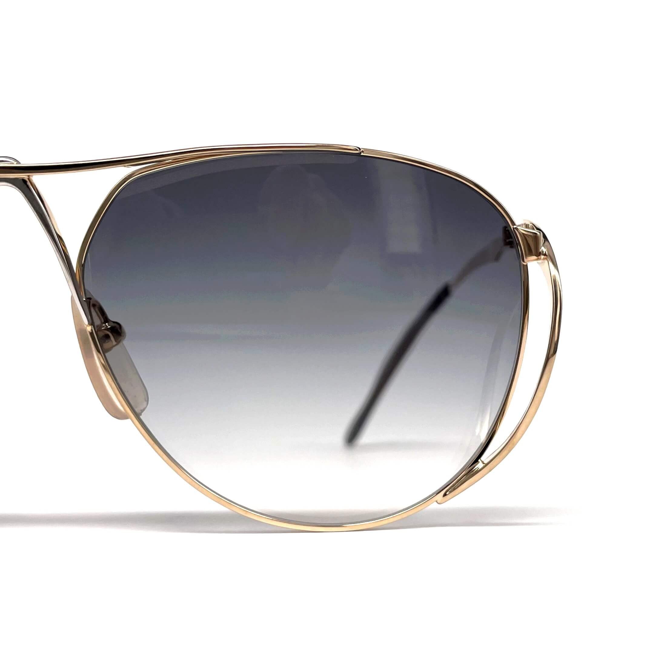 Vintage COLANI 1002 gold futuristic art sunglasses