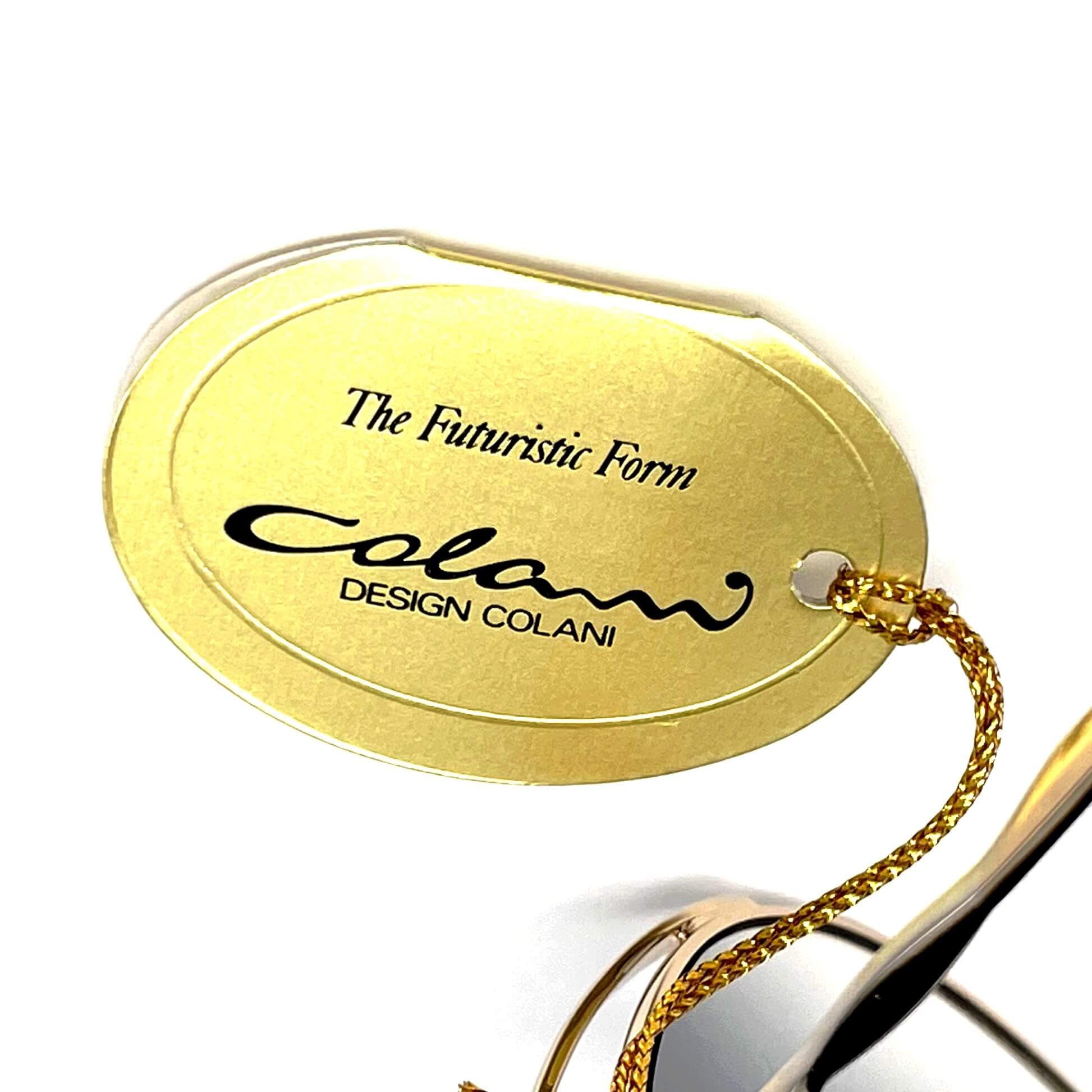 Vintage COLANI 1002 gold futuristic art sunglasses