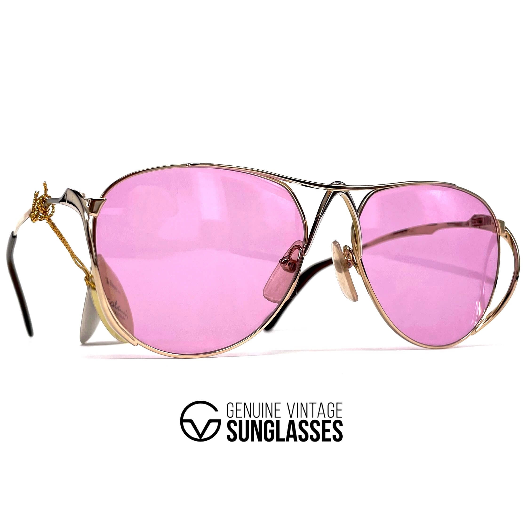Vintage COLANI 1002 gold pink futuristic art sunglasses