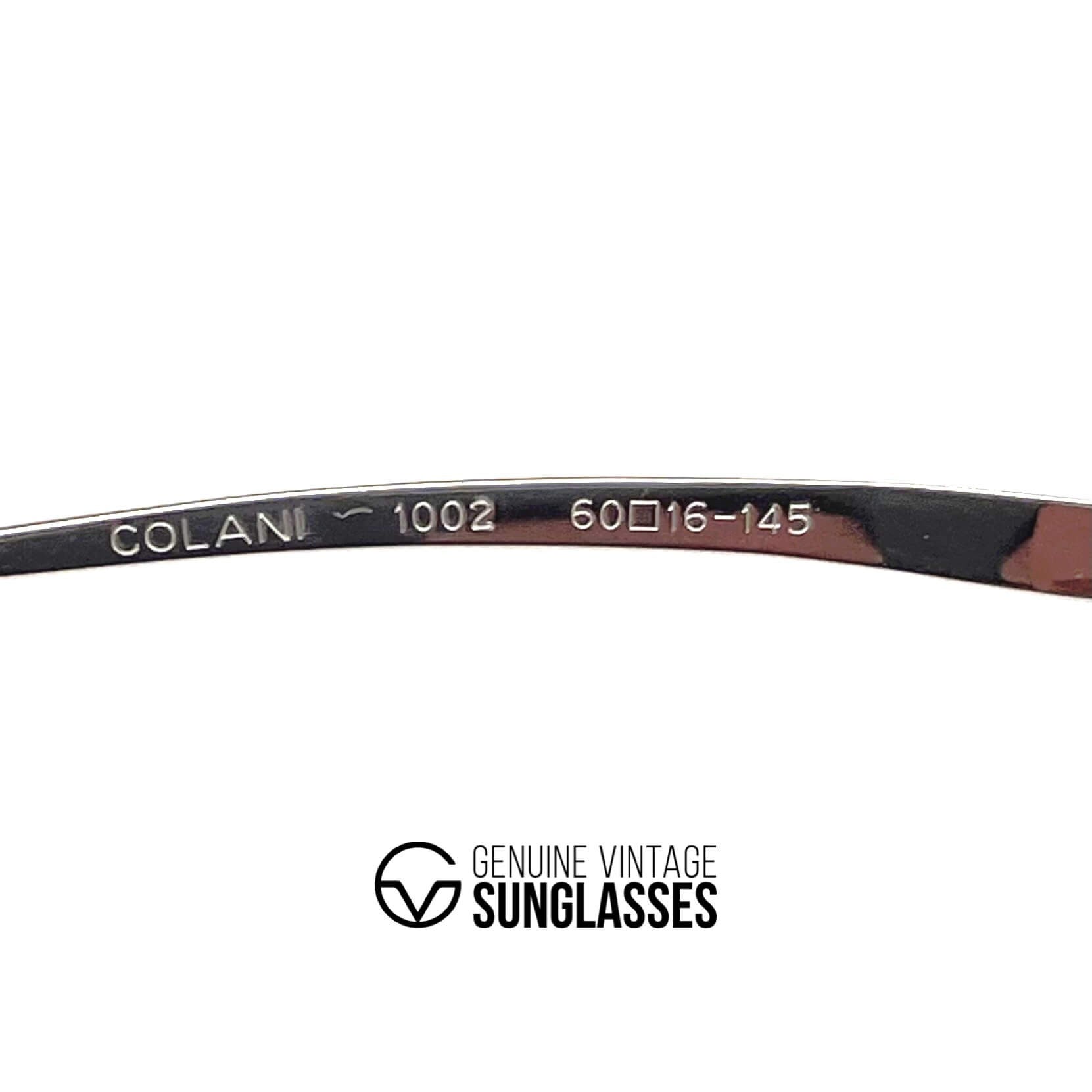 Vintage COLANI 1002 silver futuristic art sunglasses